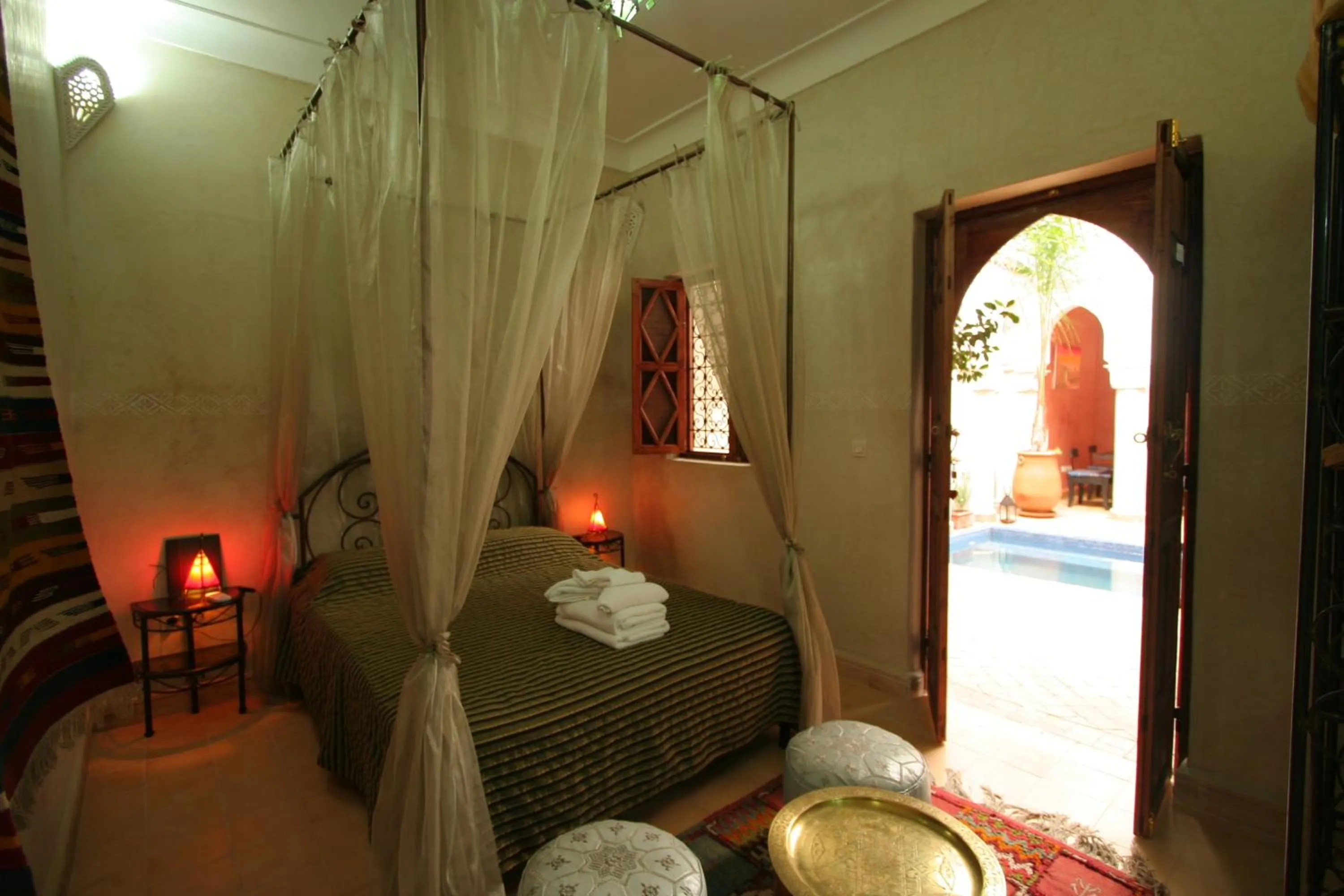 Photo of the whole room, Bed in Riad Morgane