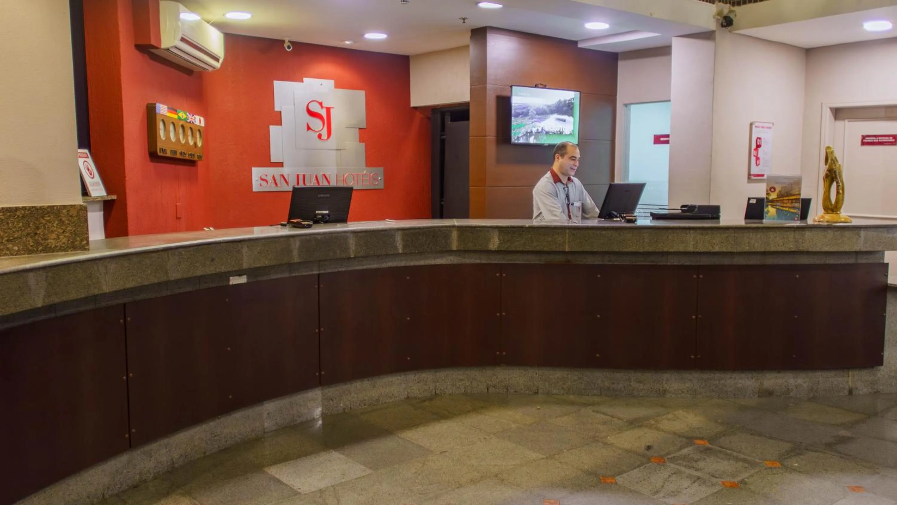 Lobby or reception in SJ Business - San Juan São Paulo