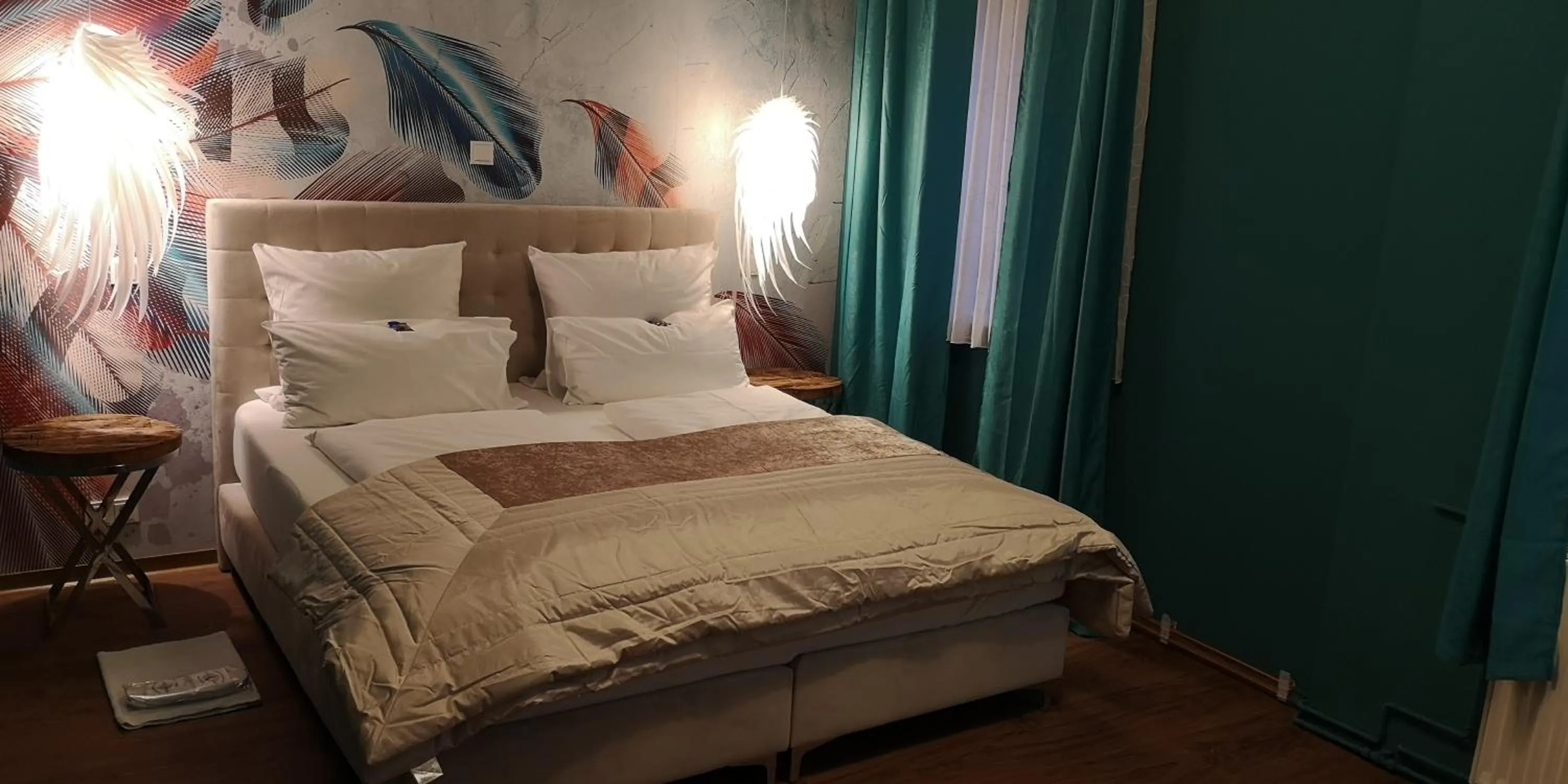 Bed in Boutique Hotel & Bio Wirtshaus Schwarzer Bock