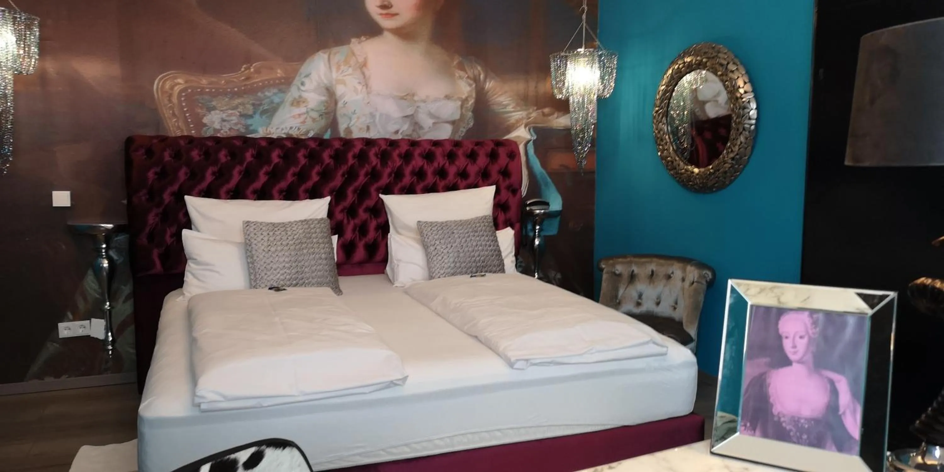 Bed in Boutique Hotel & Bio Wirtshaus Schwarzer Bock