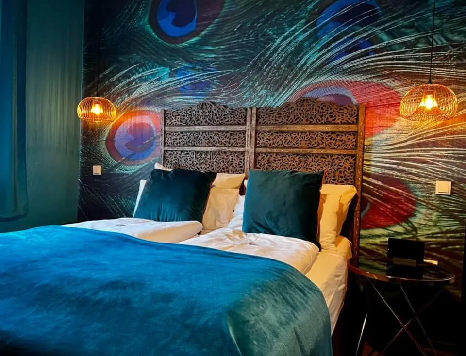 Bed in Boutique Hotel & Bio Wirtshaus Schwarzer Bock