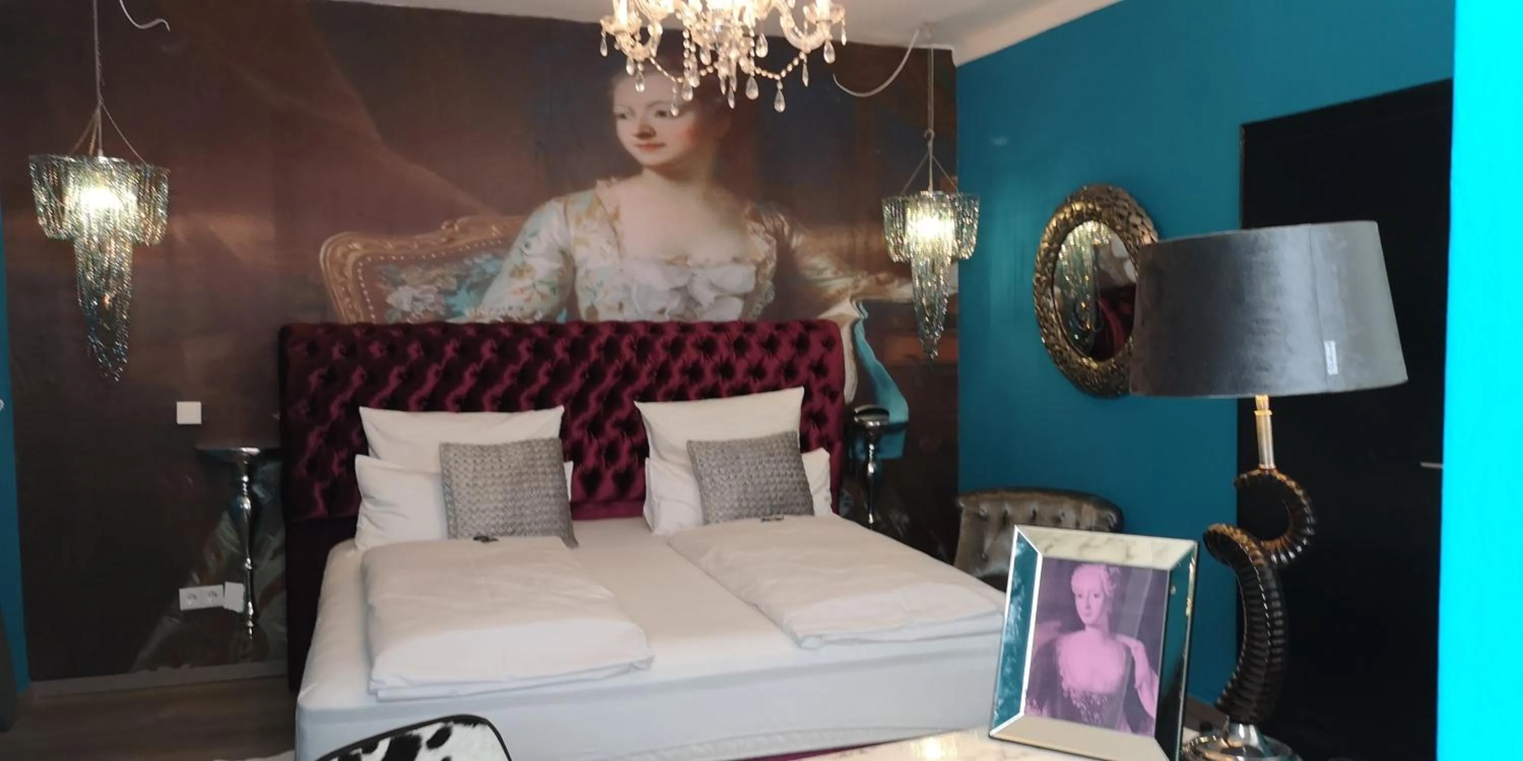 Bed in Boutique Hotel & Bio Wirtshaus Schwarzer Bock