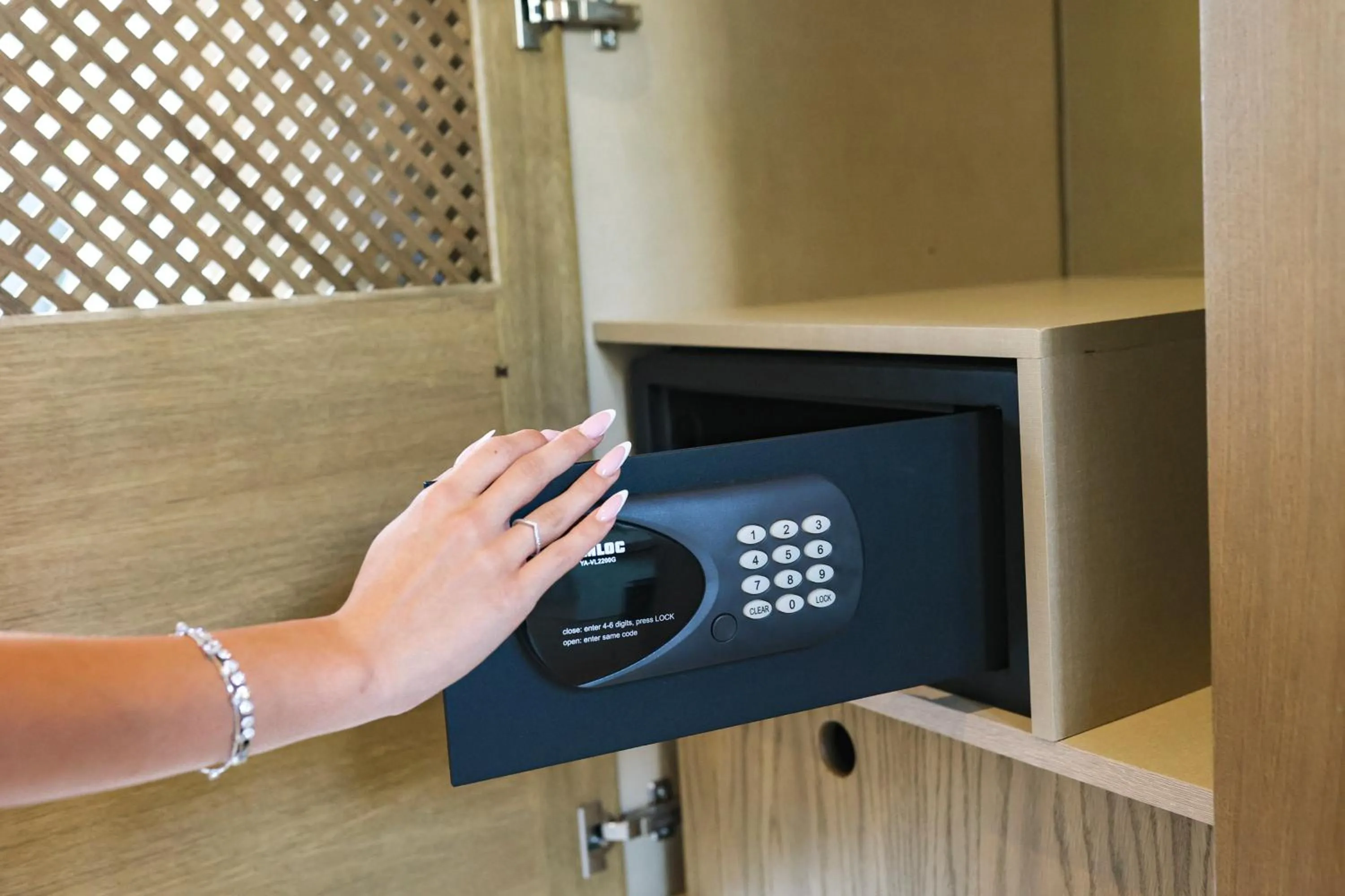 safe in Serenity Suites