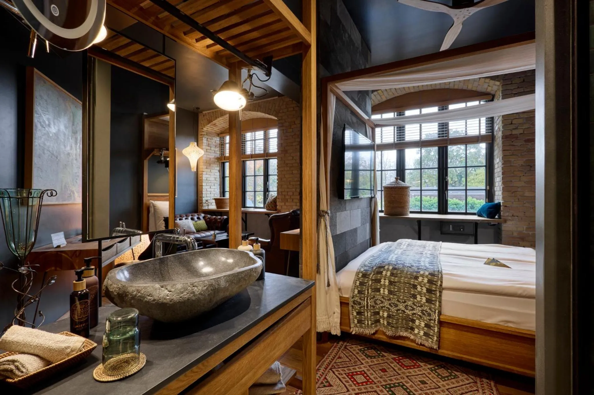 Bedroom, Bed in Bryggen Guldsmeden