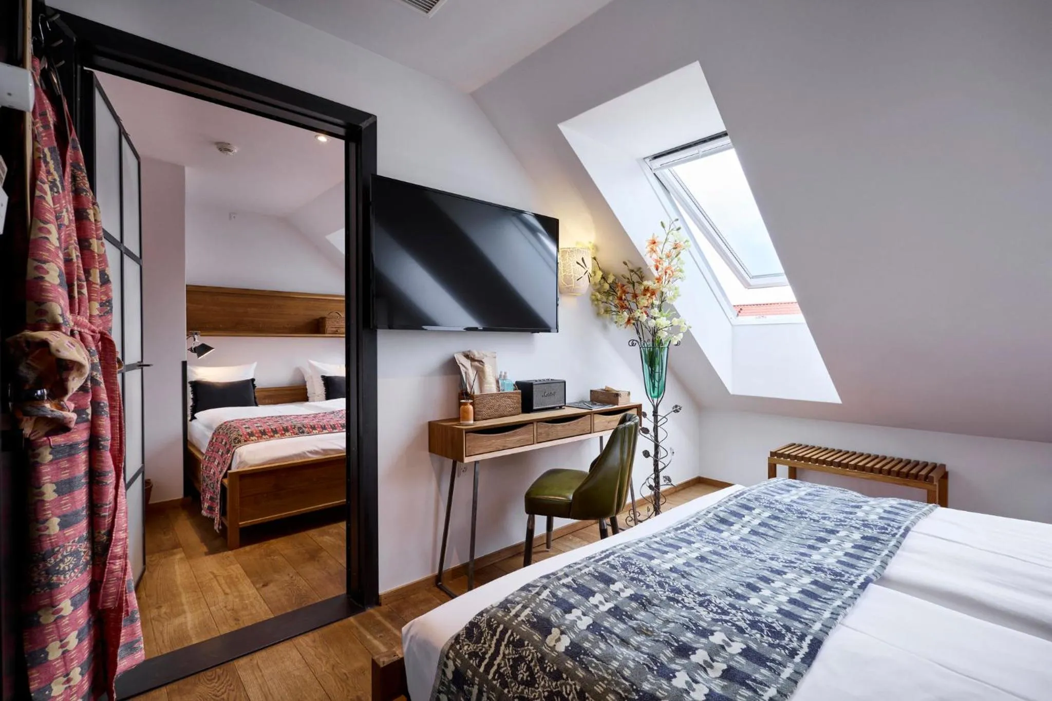 Bedroom, Bed in Bryggen Guldsmeden