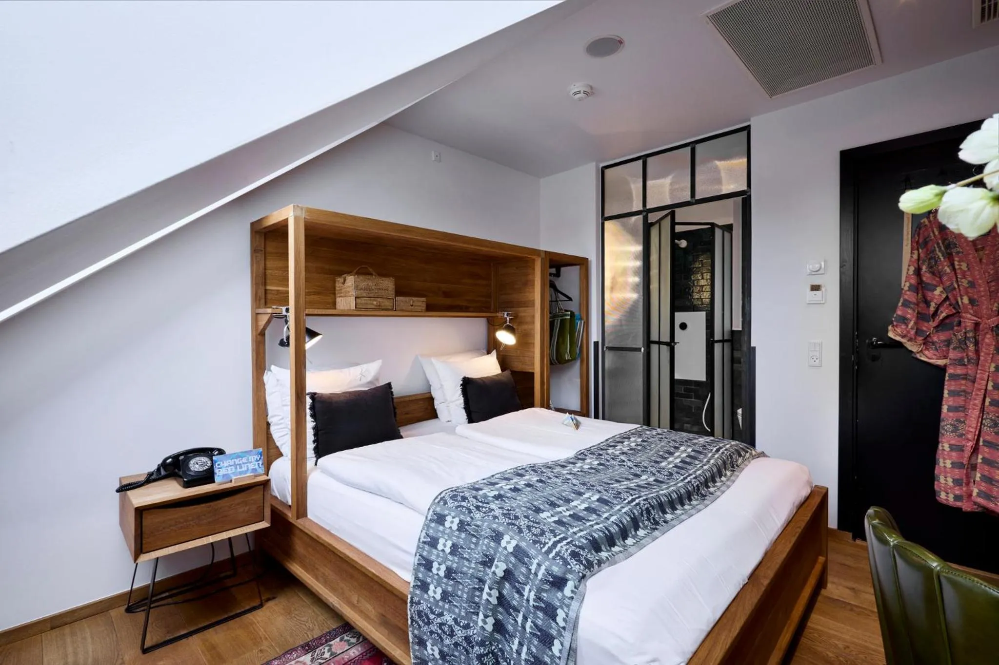 Bedroom, Bed in Bryggen Guldsmeden