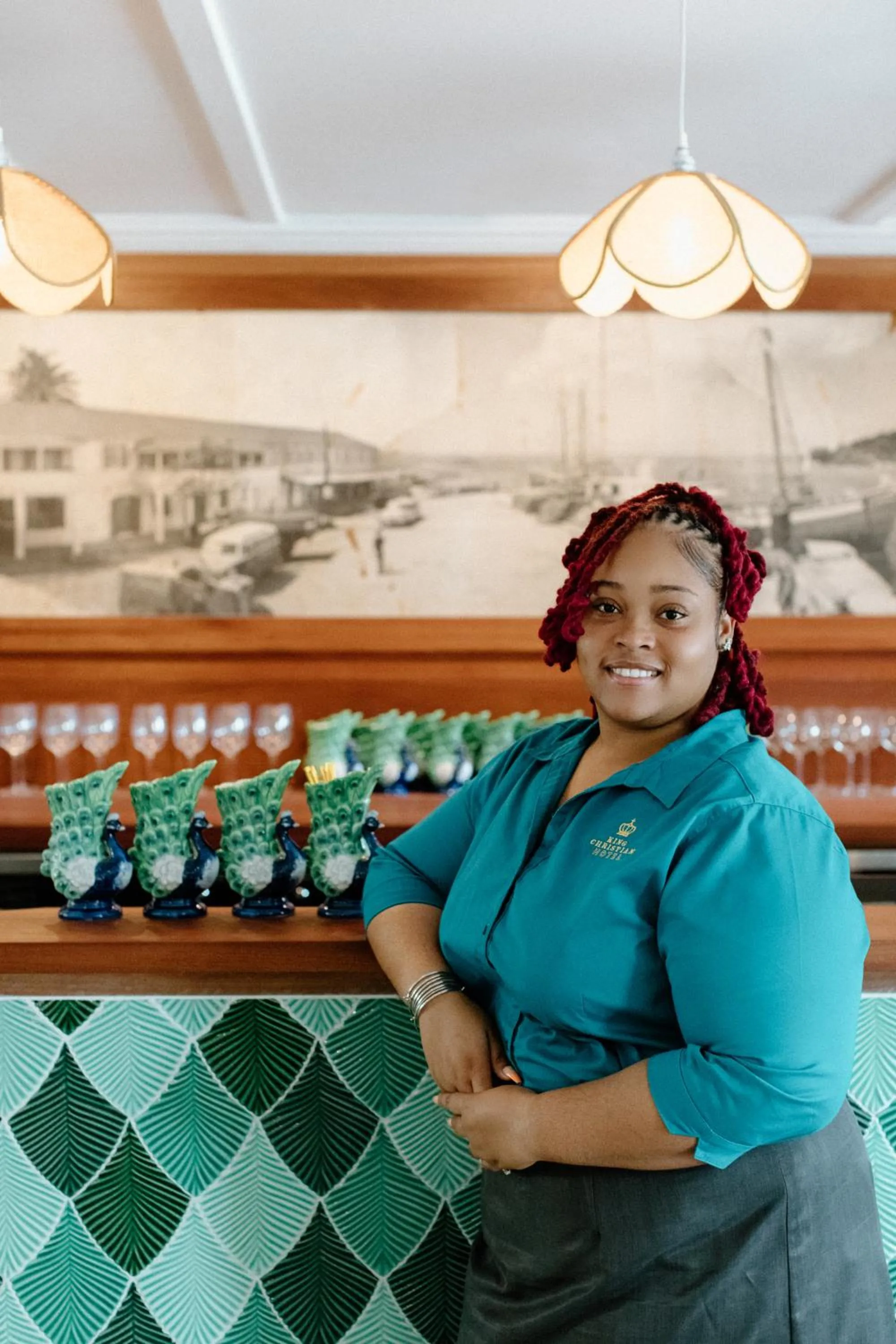 Staff in King Christian Hotel