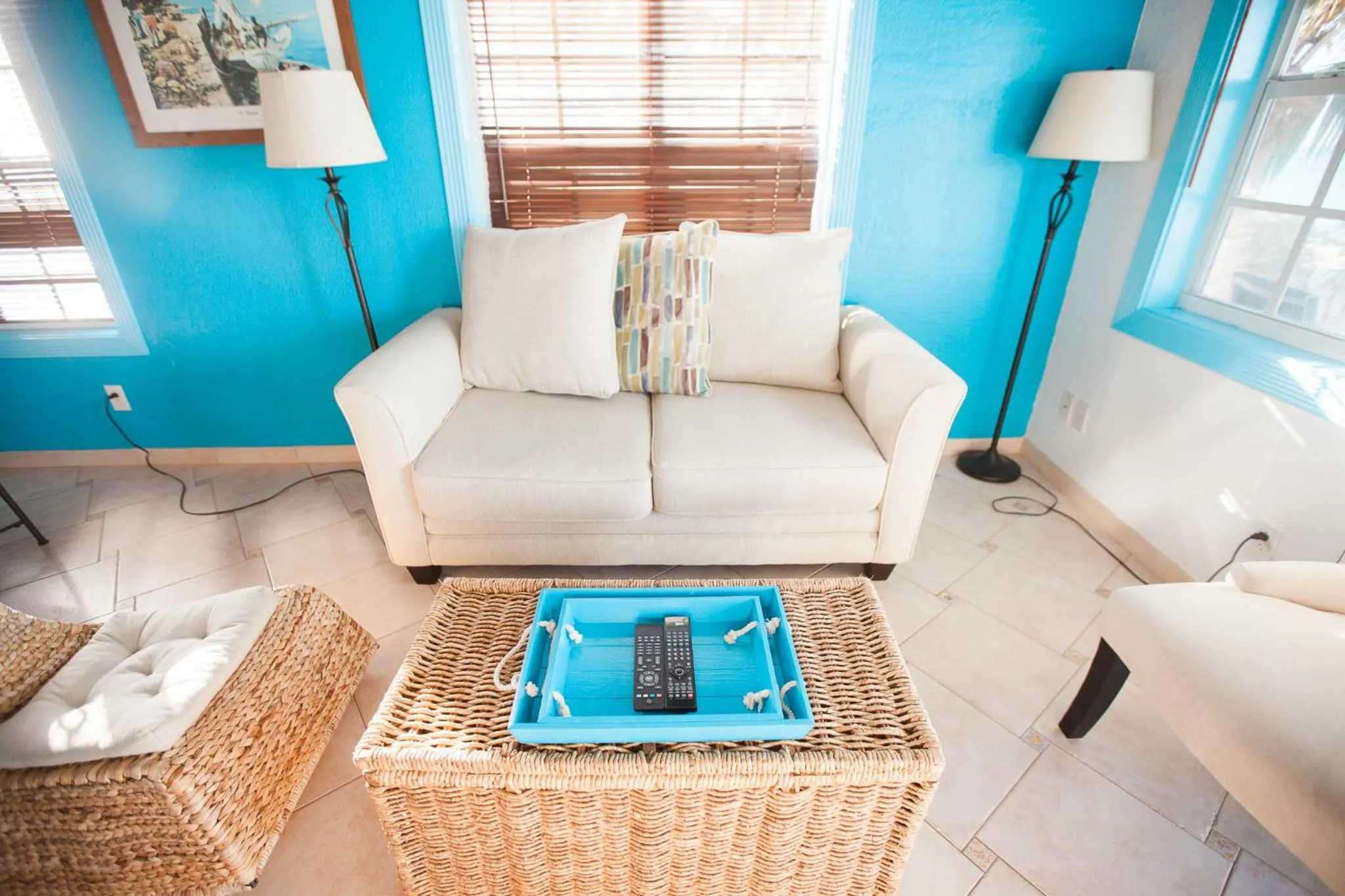 Living room in Paradise Bay Bahamas