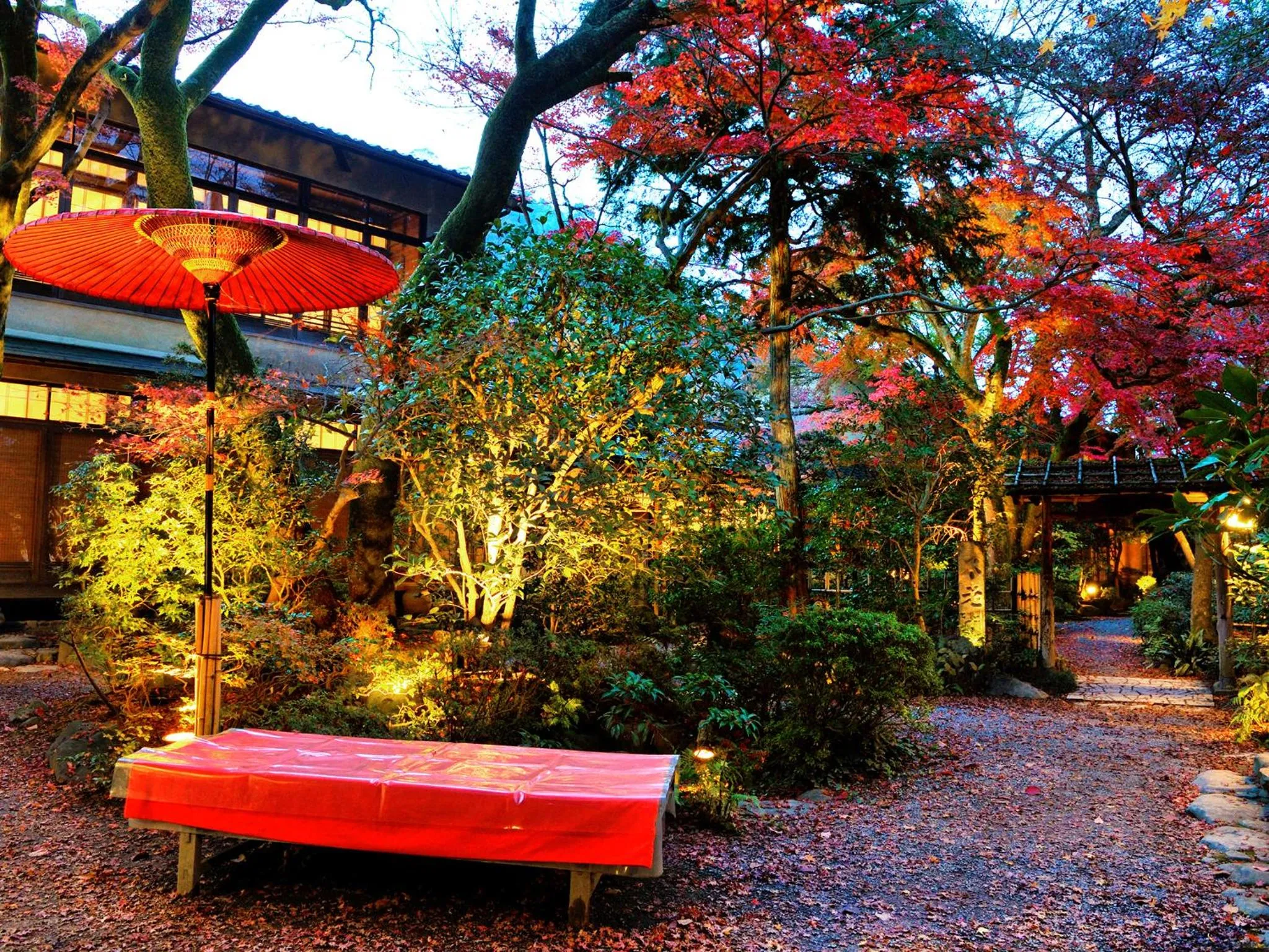 Garden in Heihachi Tea House Inn