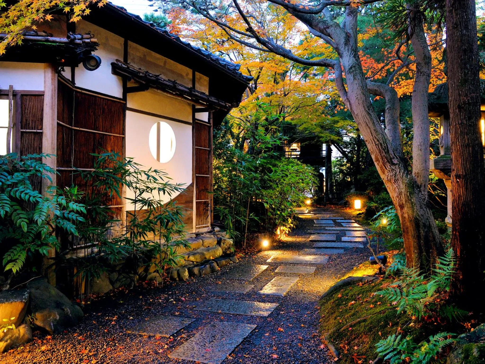 Garden in Heihachi Tea House Inn