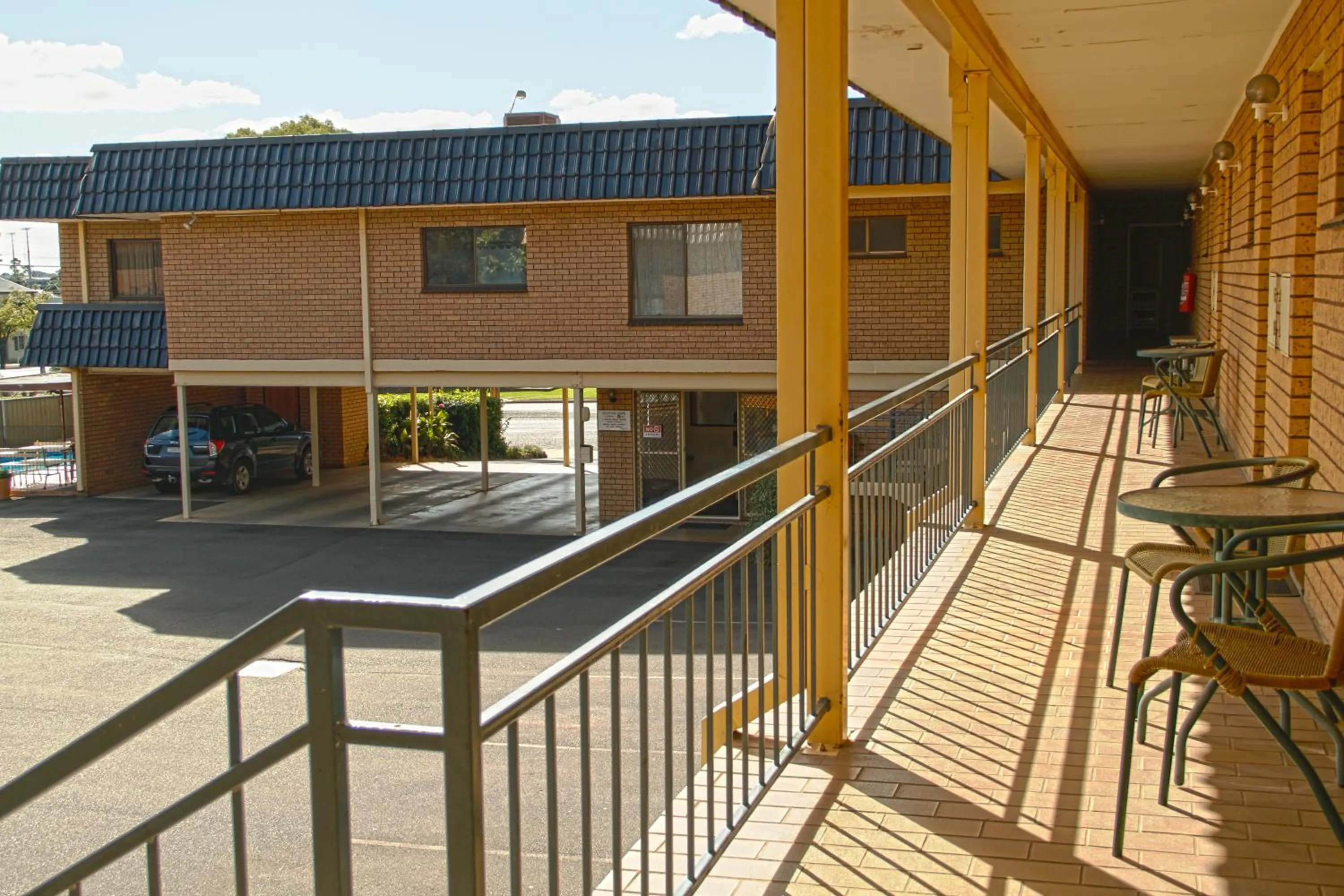 Property building in Fountain View Motel