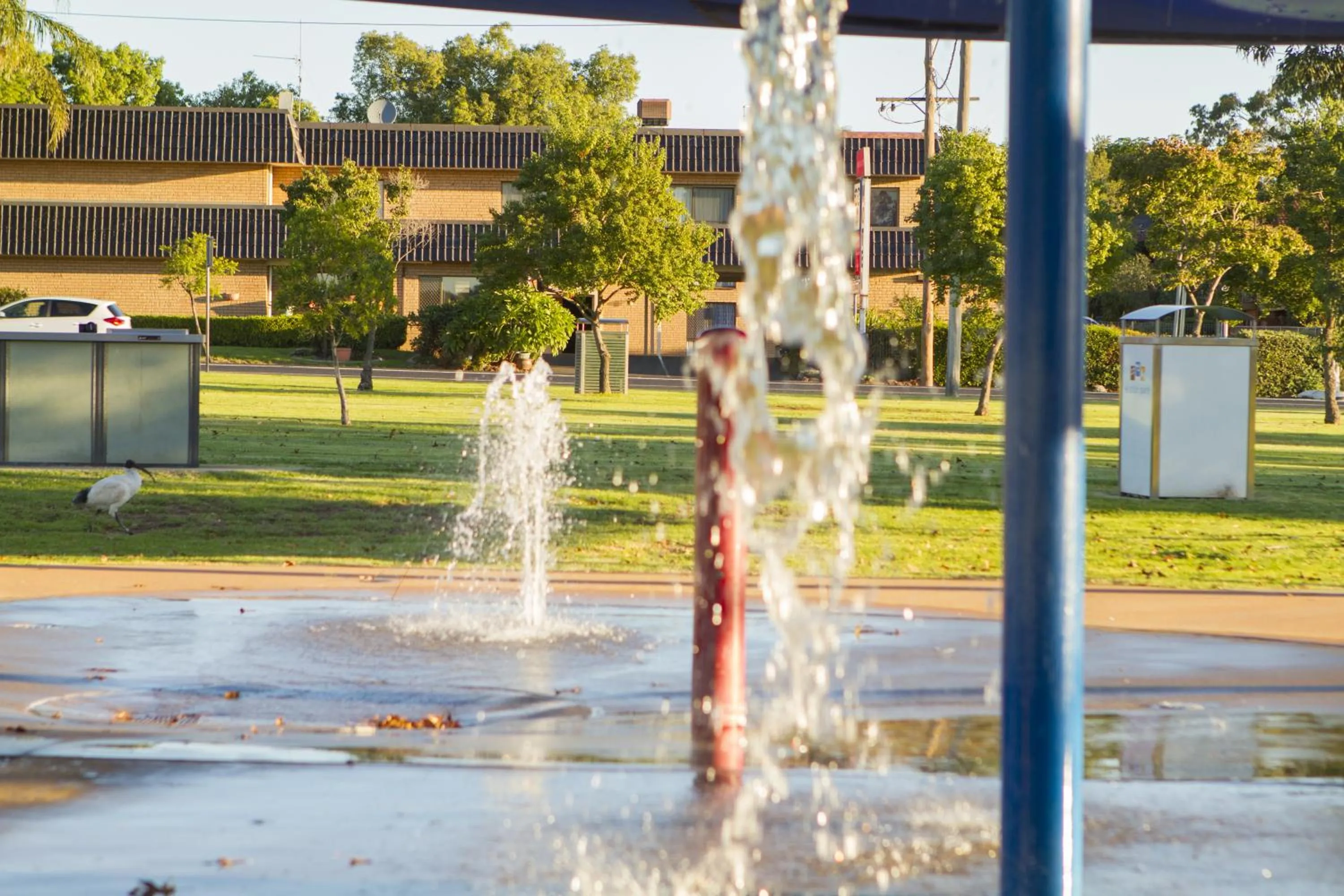 Children play ground in Fountain View Motel