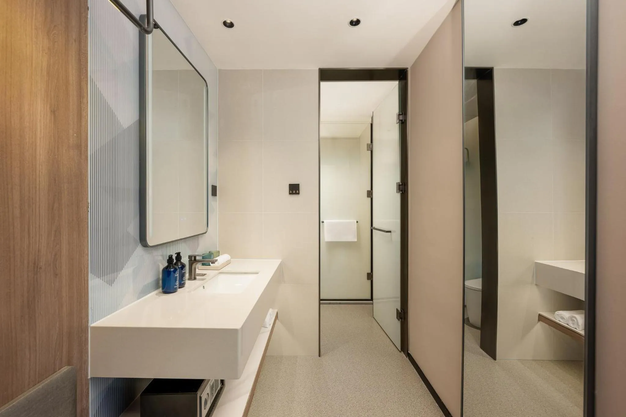 Bathroom in Holiday Inn Express Shanghai Changyang Road by IHG