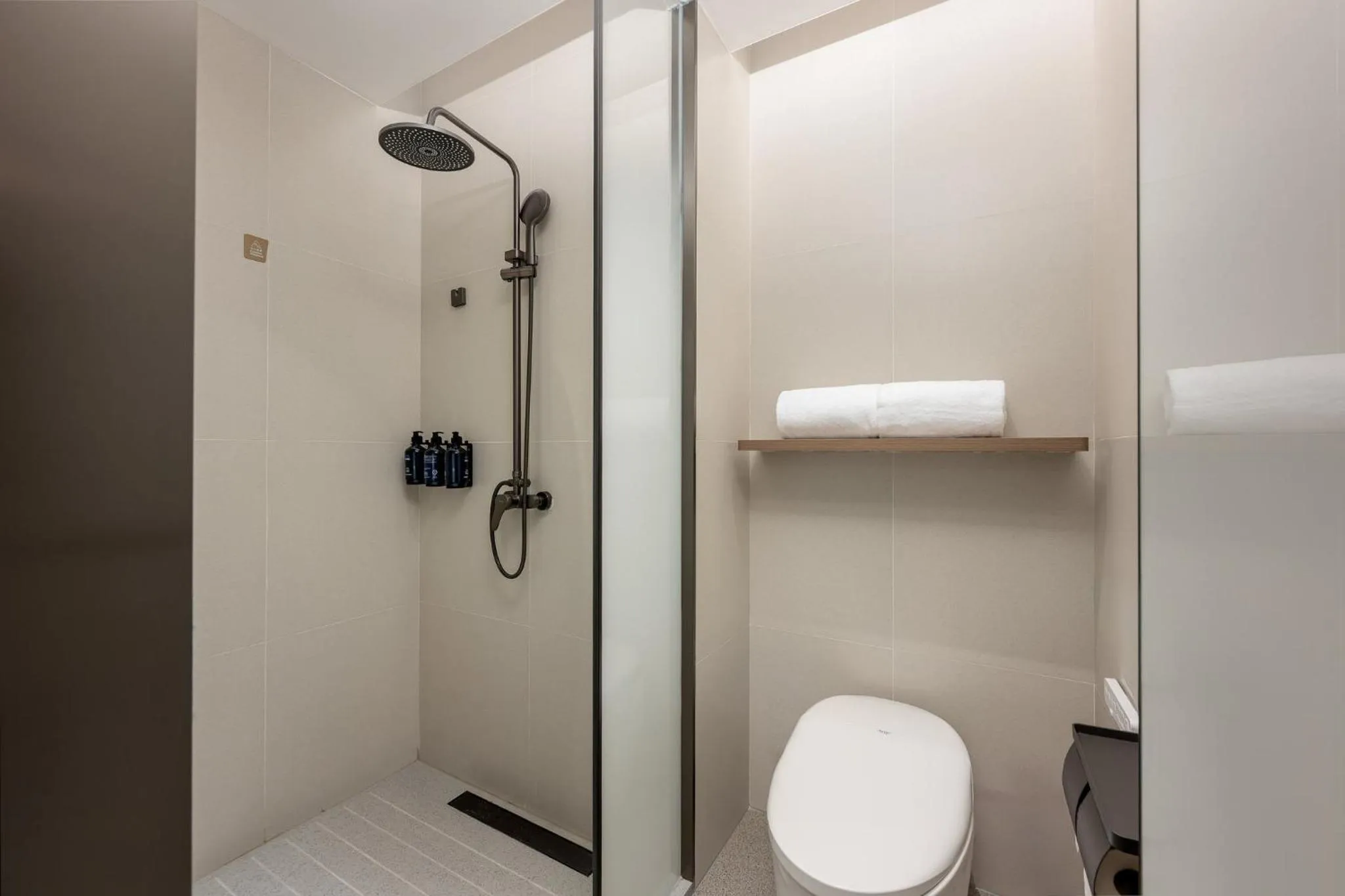 Bathroom in Holiday Inn Express Shanghai Changyang Road by IHG