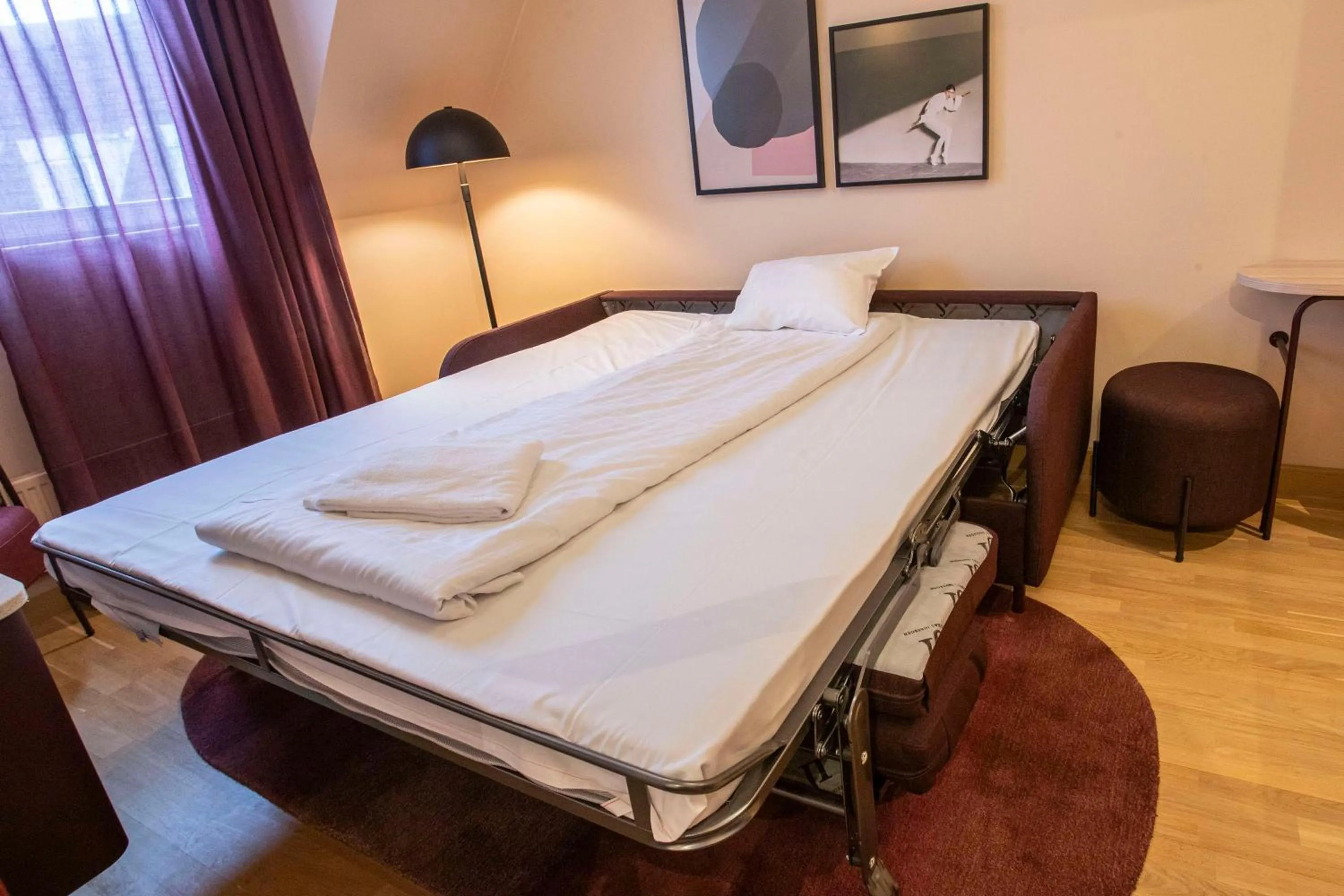 Bedroom, Bed in Scandic Star Lund