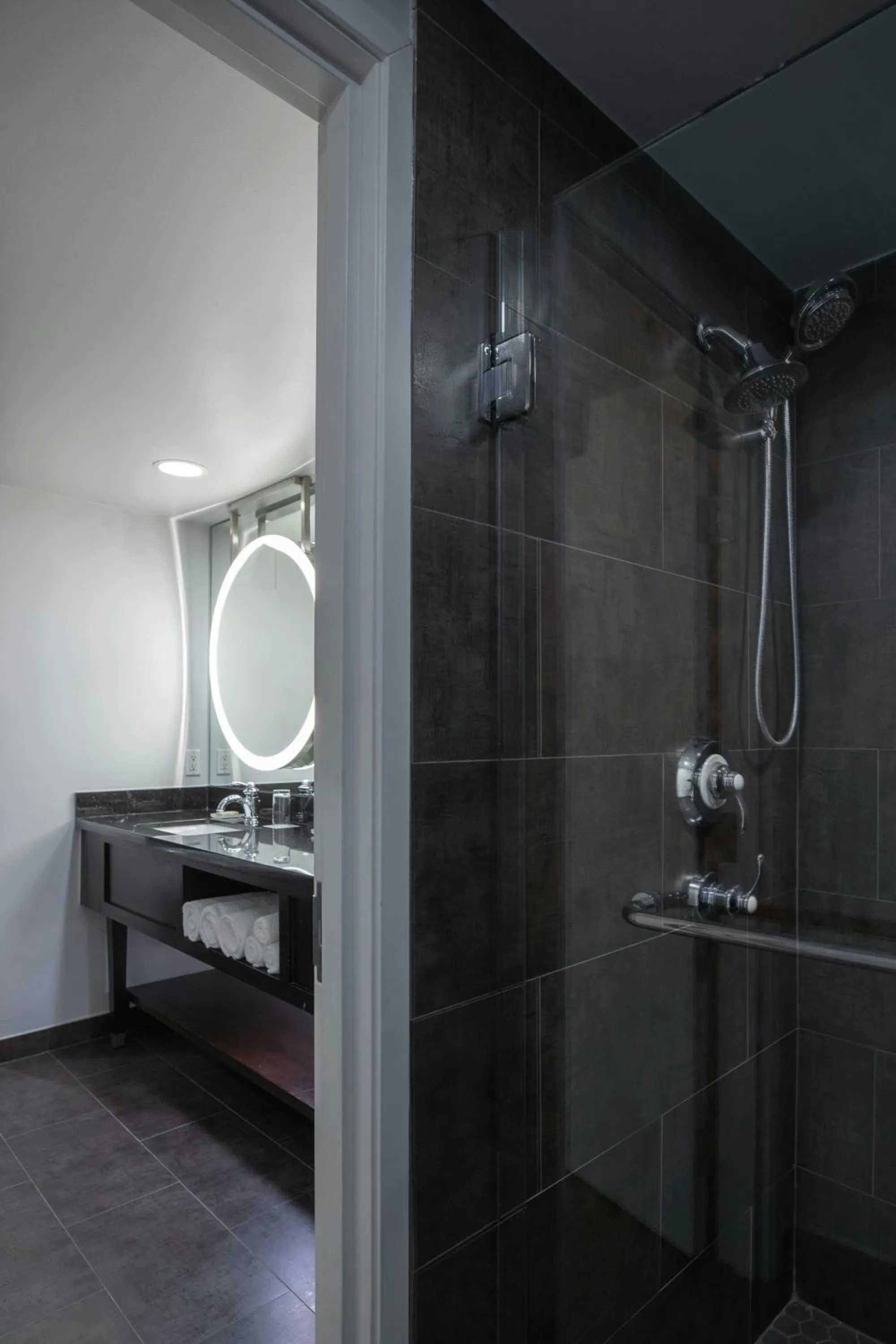 Bathroom in The Baronette Renaissance Detroit-Novi Hotel