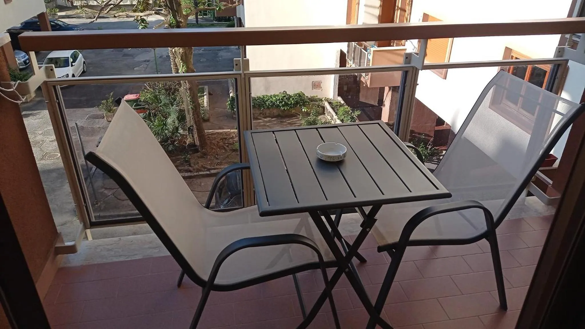 Balcony/Terrace in B & B Arbostella Dream Stay