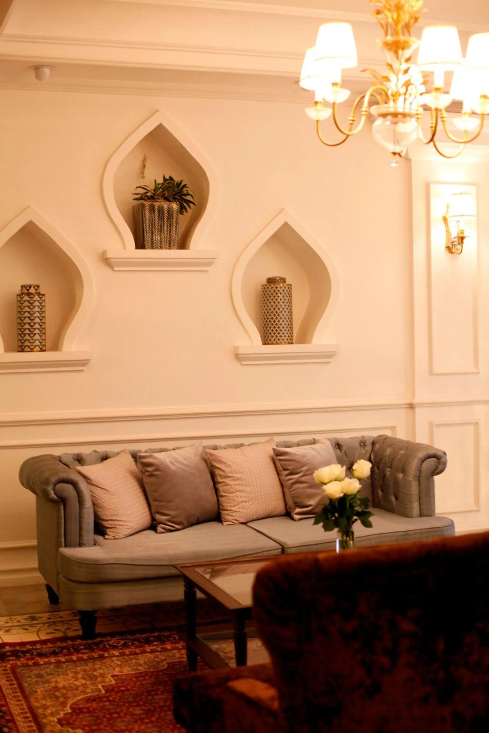 Lobby or reception in Dhavara Boutique Hotel