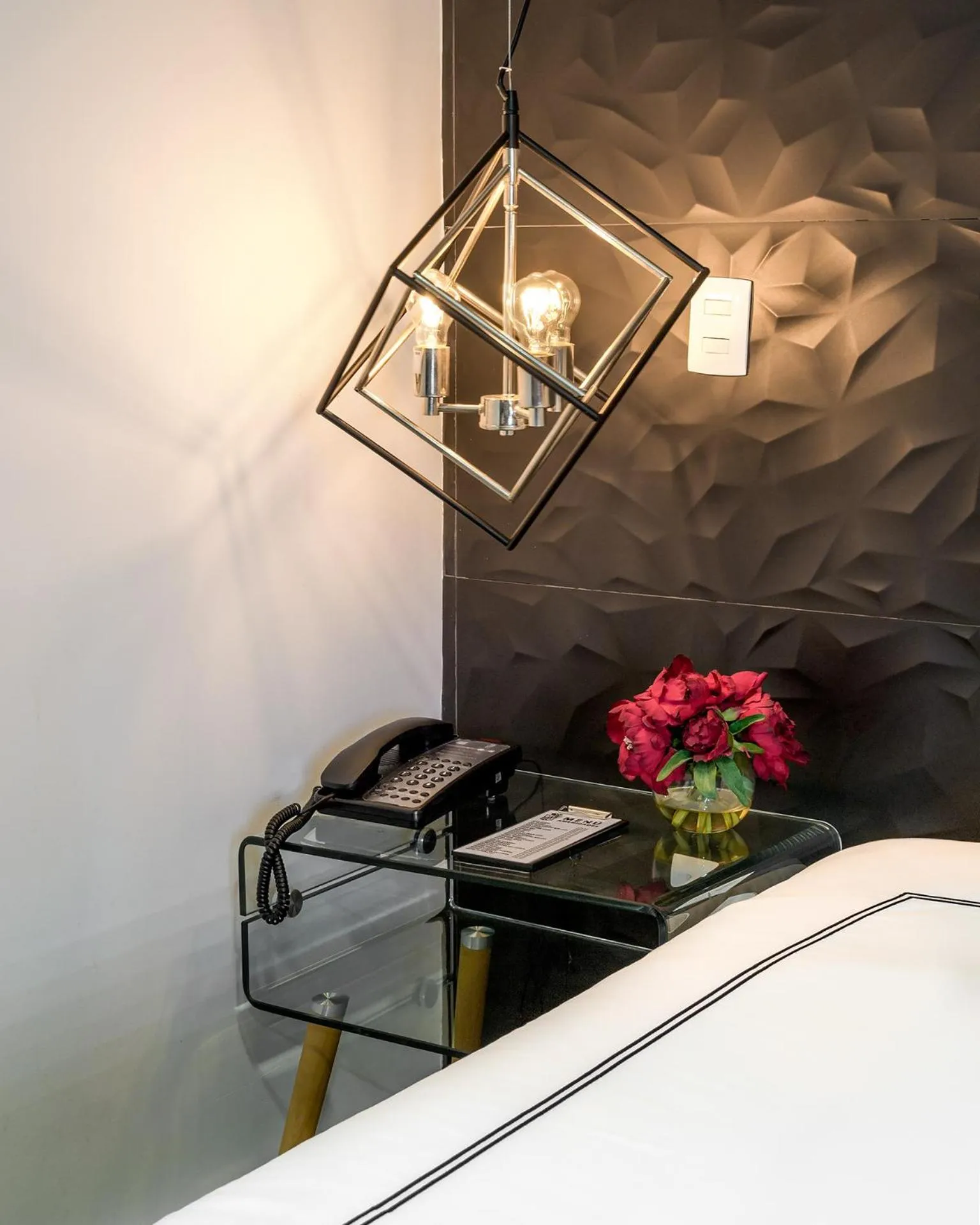 Bed in Hotel Posada San Antonio