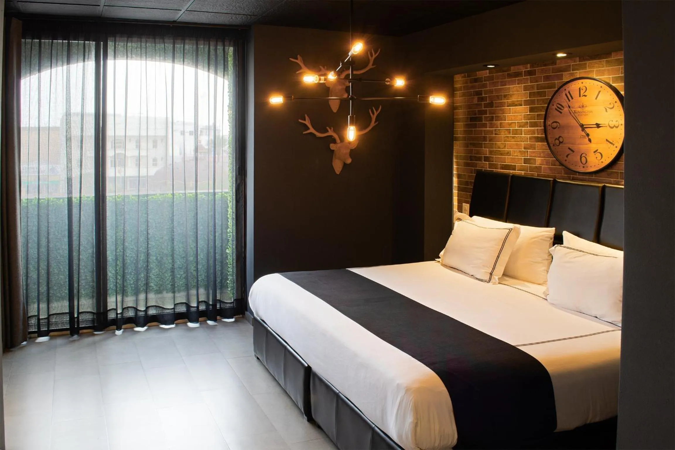 Bed in Hotel Posada San Antonio