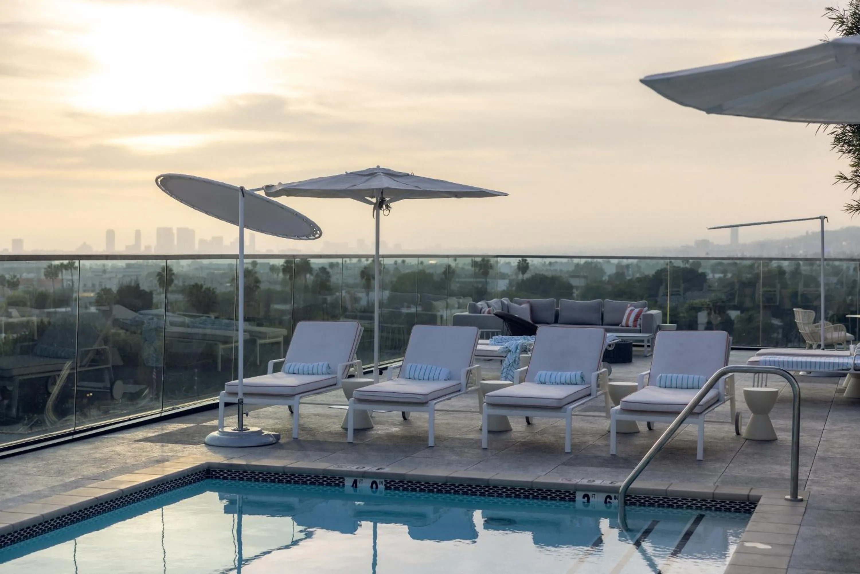 Swimming pool in The Godfrey Hotel Hollywood