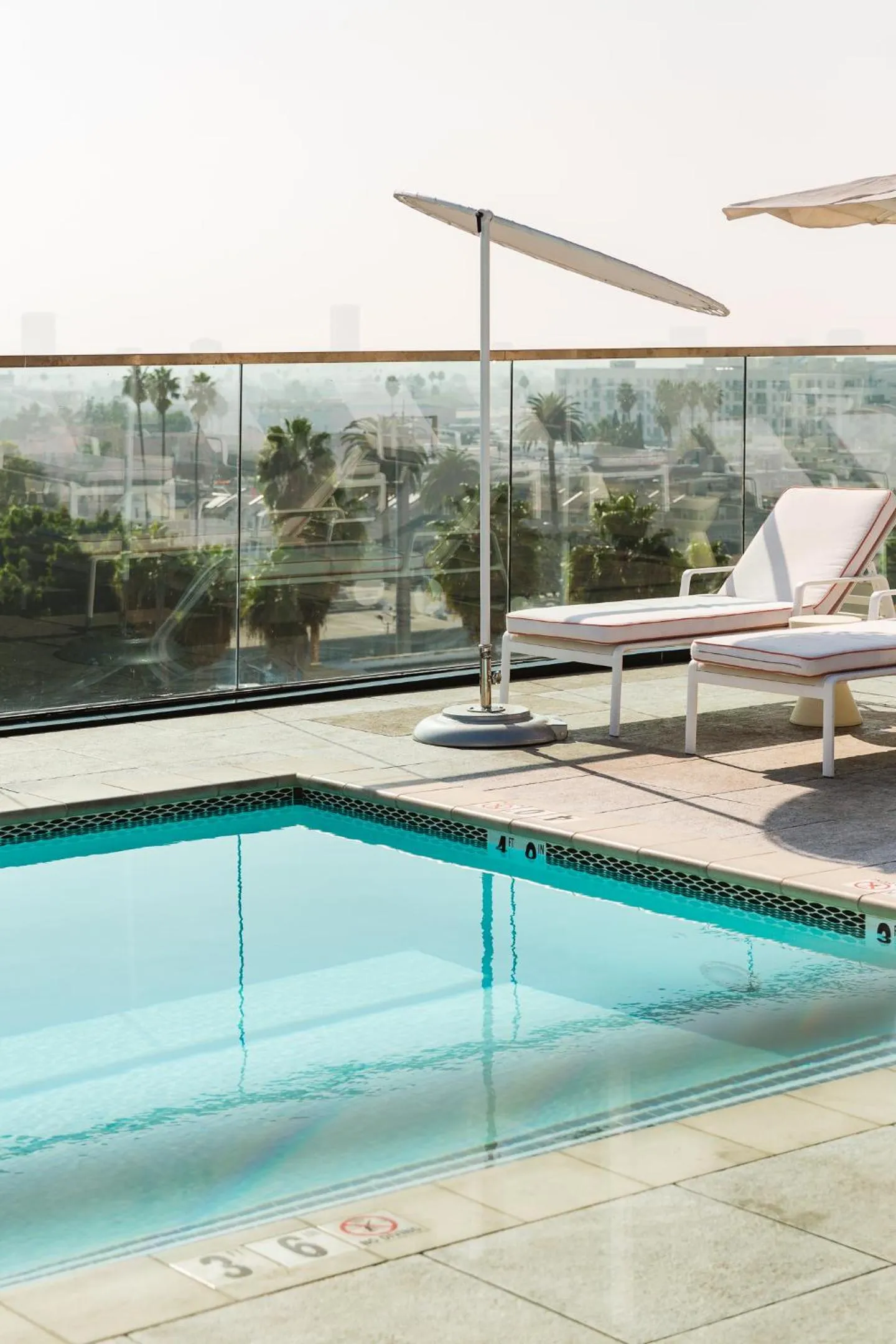 Swimming pool in The Godfrey Hotel Hollywood