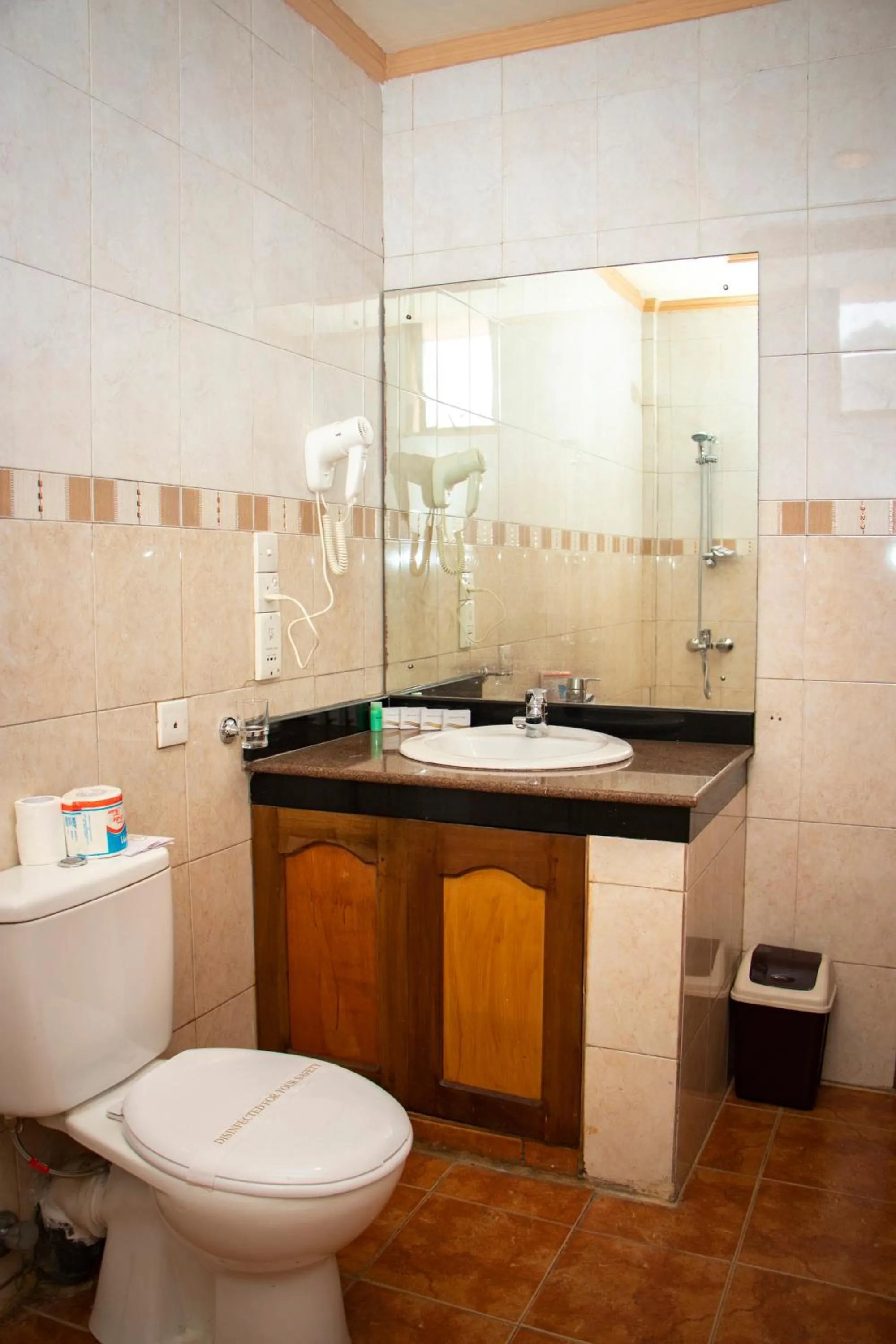 Toilet in Hotel Lakefield