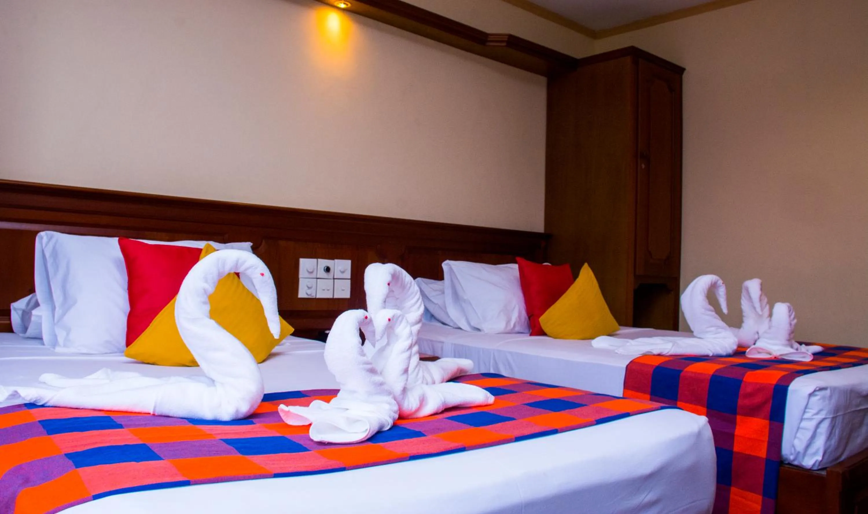 Bed in Hotel Lakefield