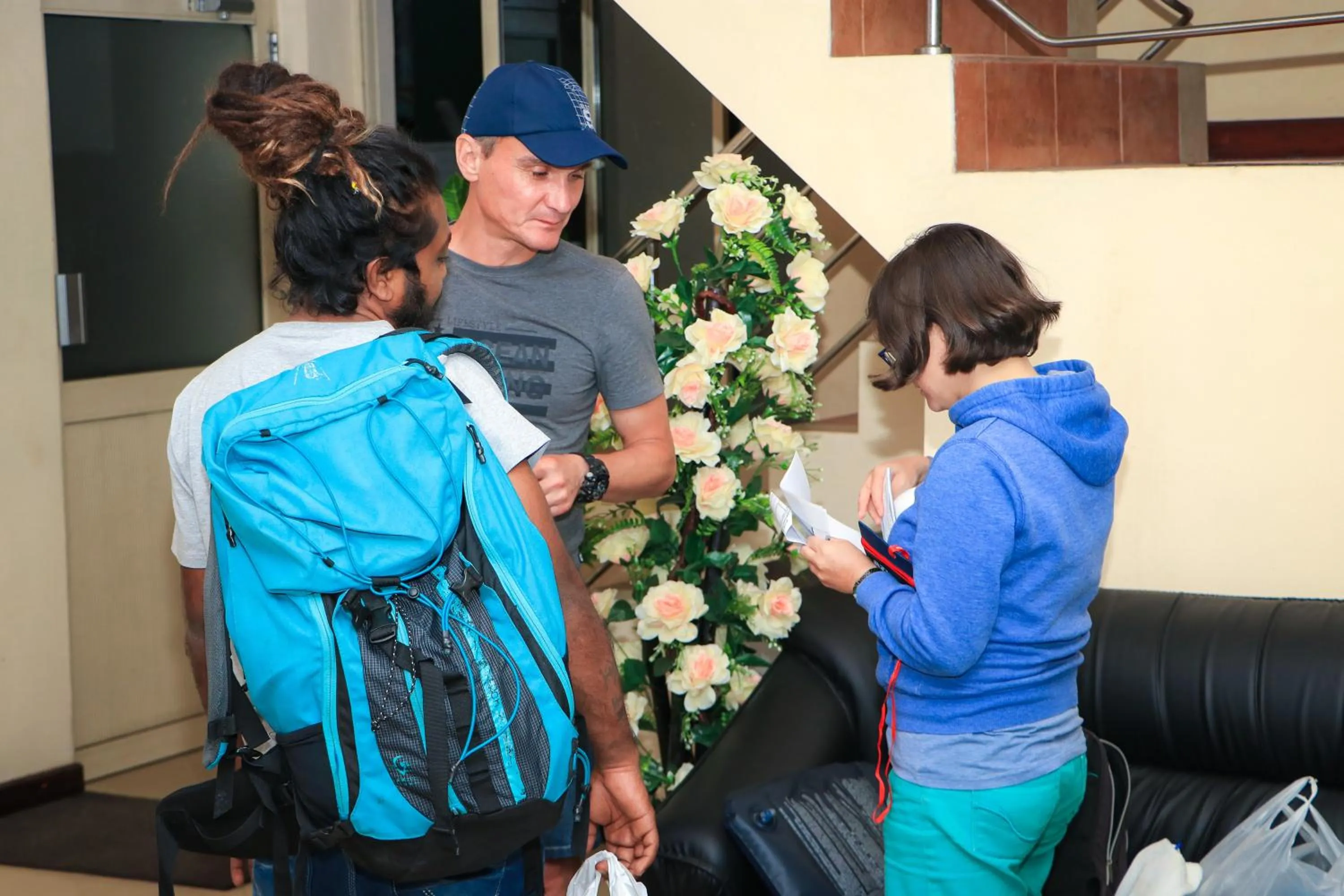 group of guests in Hotel Lakefield