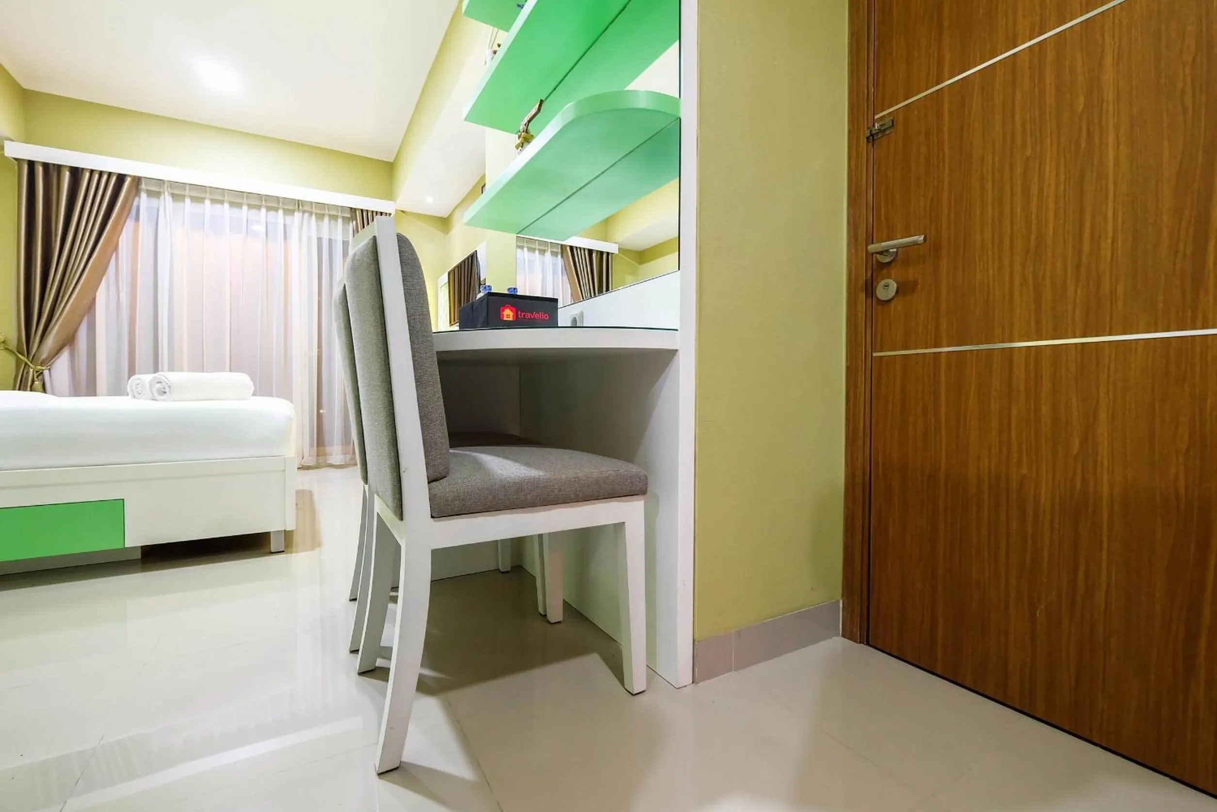 Bed in Strategic Studio The Oasis Cikarang near Omni Hospital By Travelio