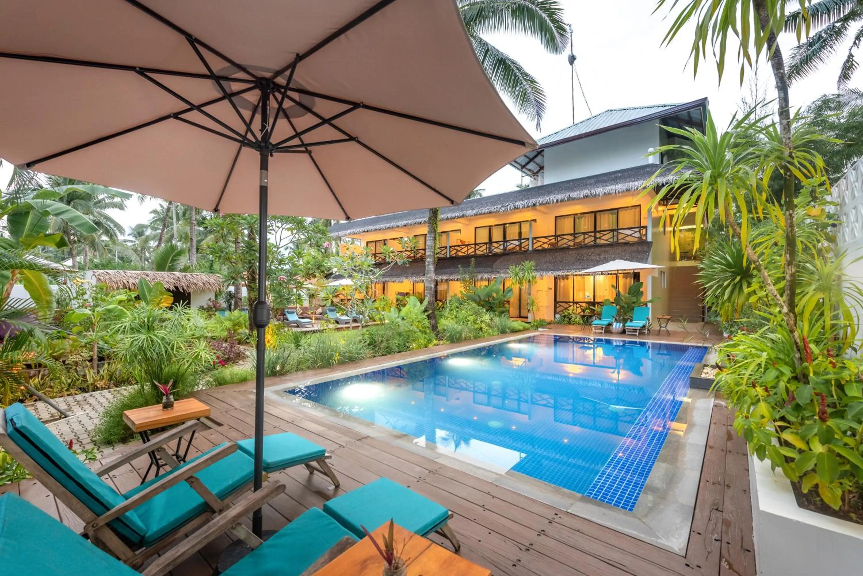 Swimming pool in Kalipay Resort Siargao