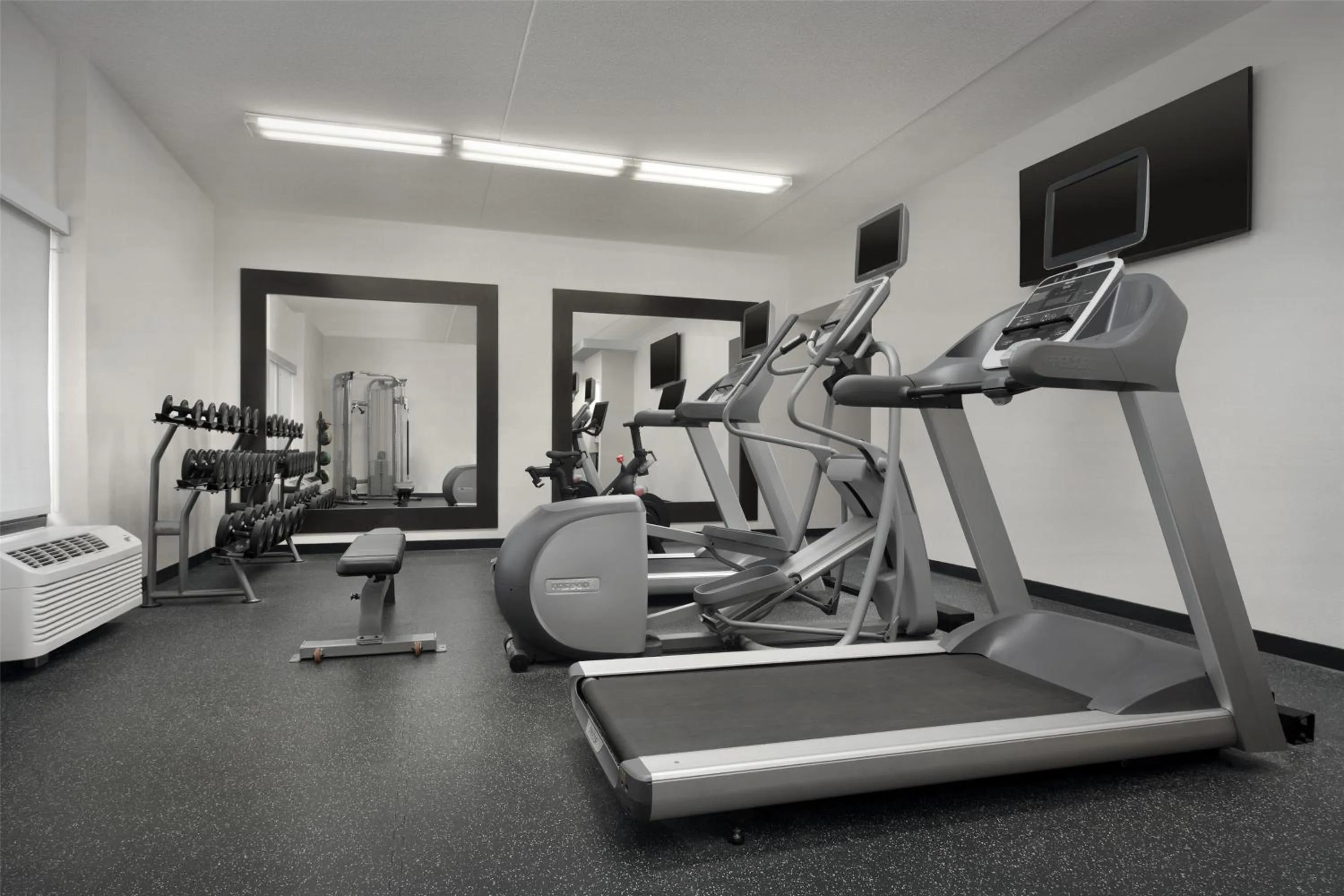 Fitness centre/facilities in Hampton Inn Pittsburgh Greentree