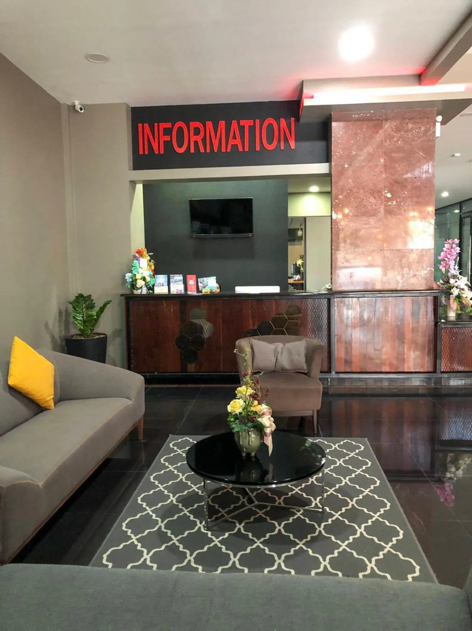 Lobby or reception in The Harbour Front Hotel