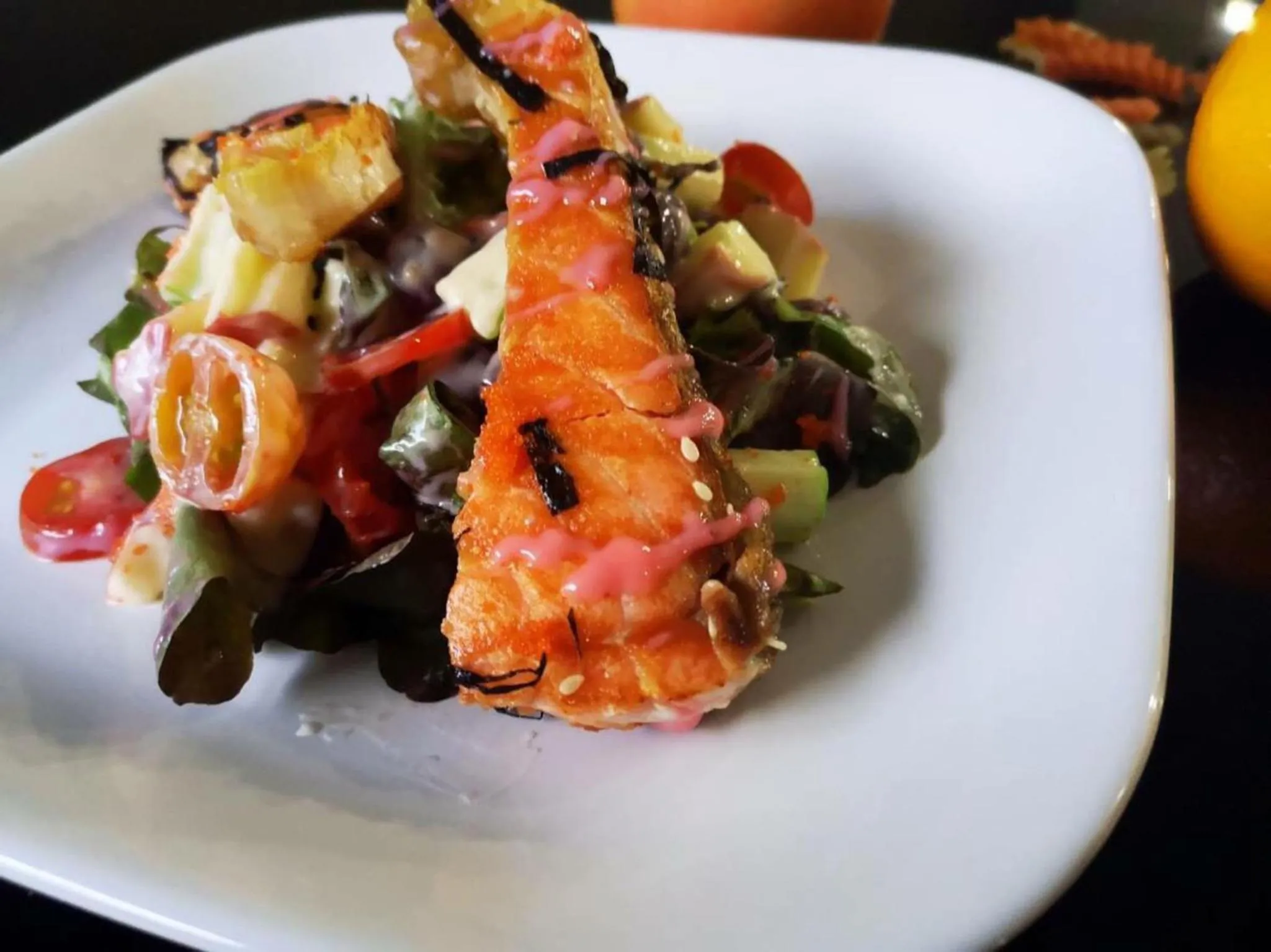 Food in The Harbour Front Hotel