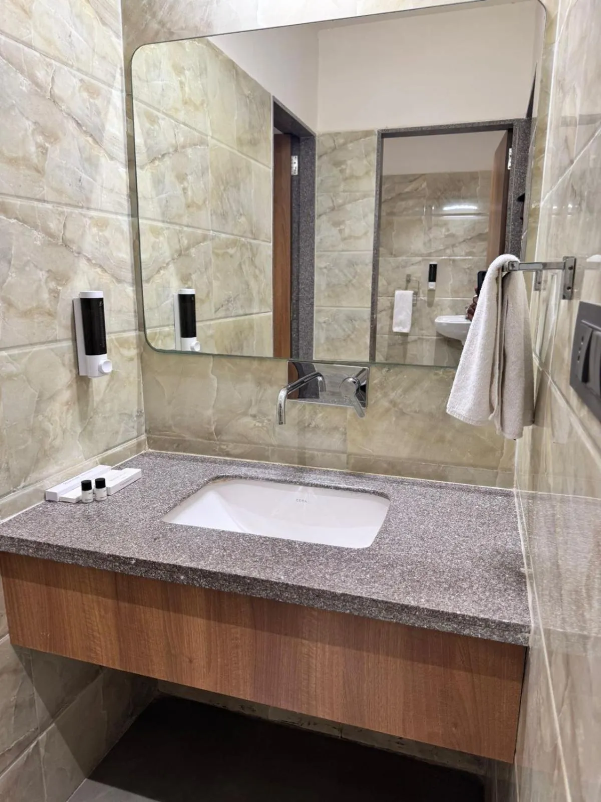 Bathroom in Siara Styles Amba Suites, Gandhinagar