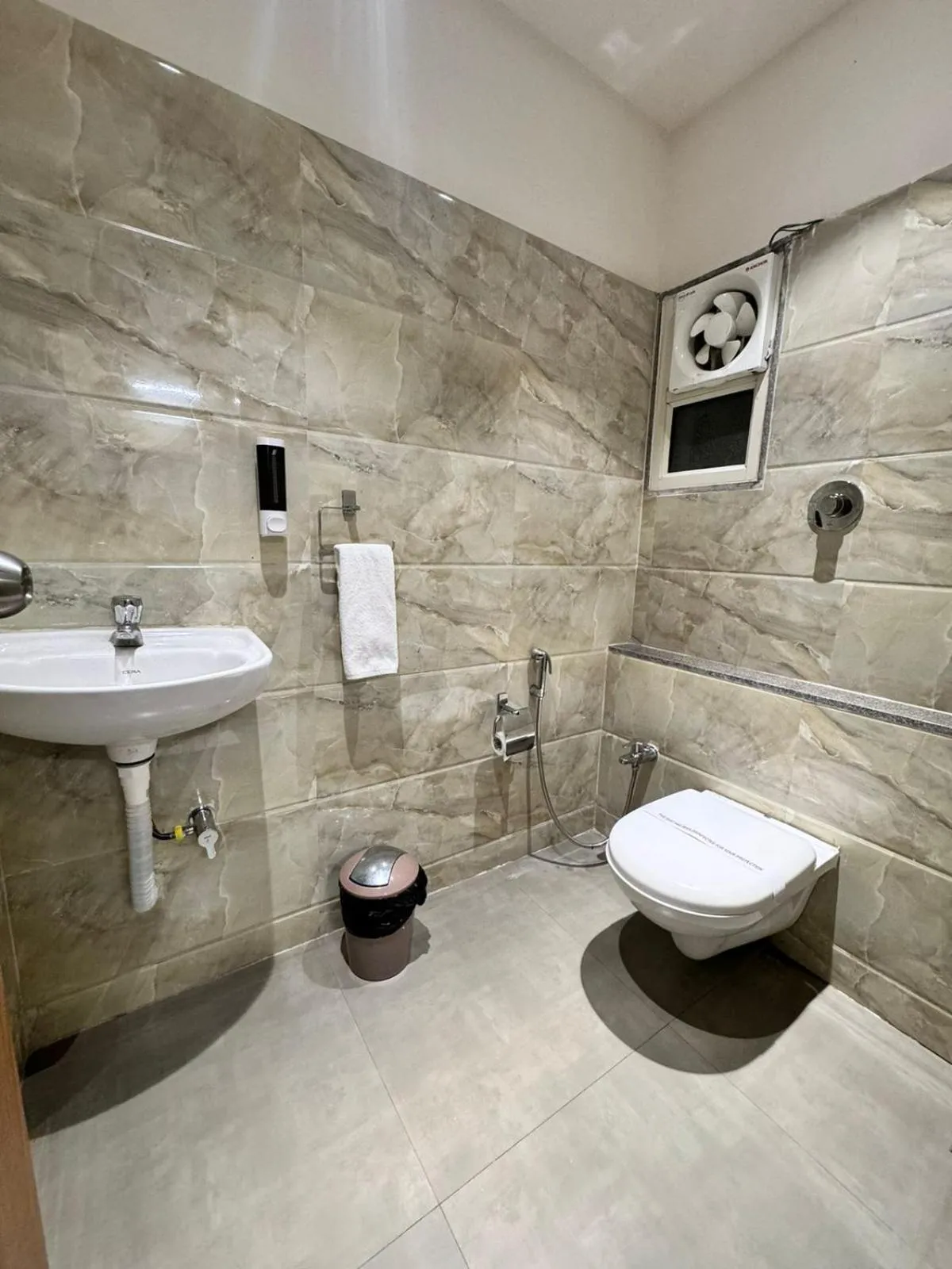 Toilet in Siara Styles Amba Suites, Gandhinagar