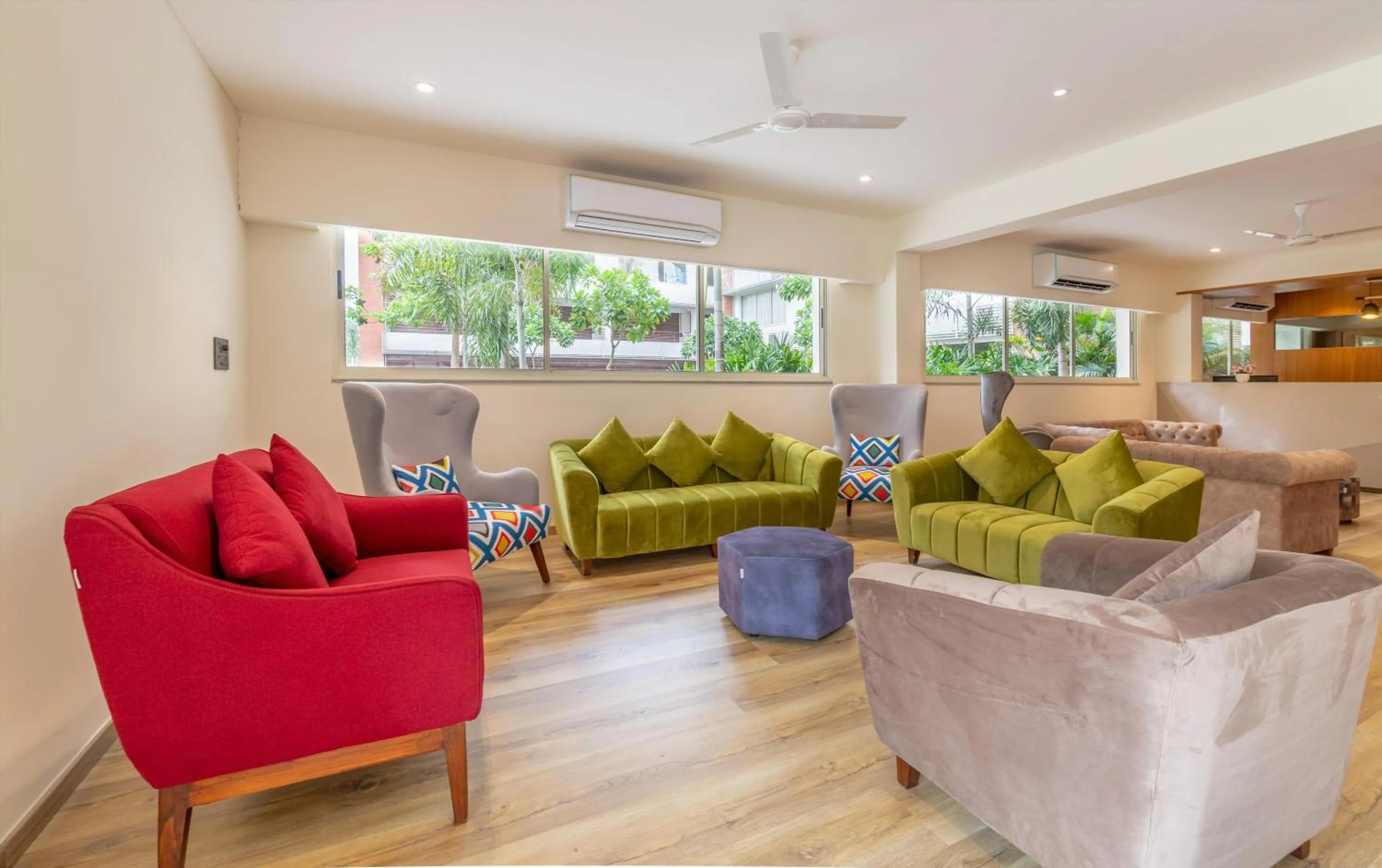 Lobby or reception in Siara Styles Amba Suites, Gandhinagar