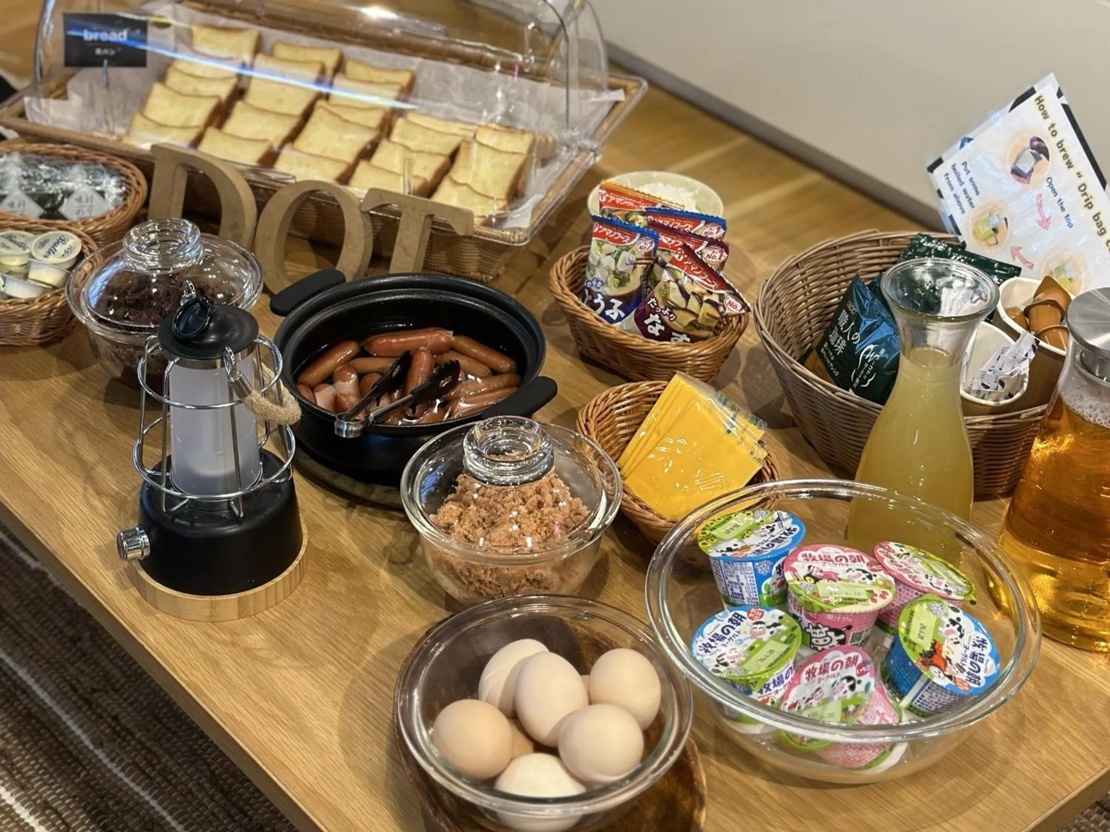 Breakfast in Dot Hostel&Bar 富士山