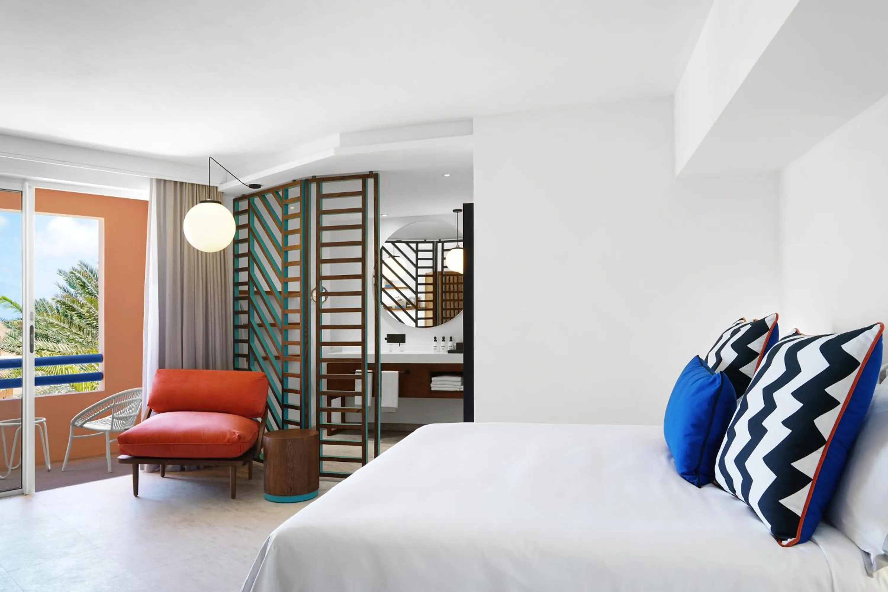 Bed in SALT of Palmar, an adult-only boutique Hotel