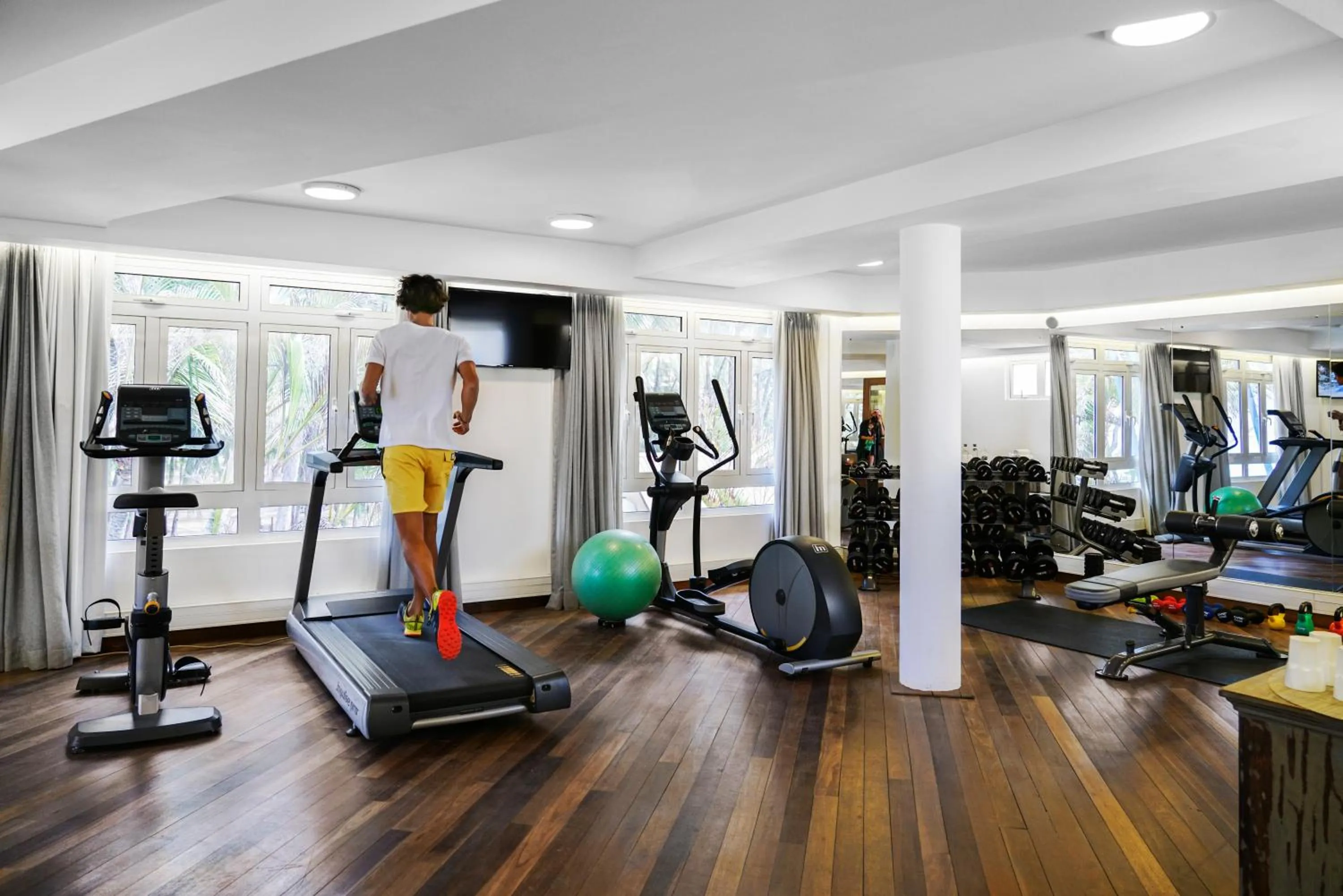 Fitness centre/facilities in SALT of Palmar, an adult-only boutique Hotel