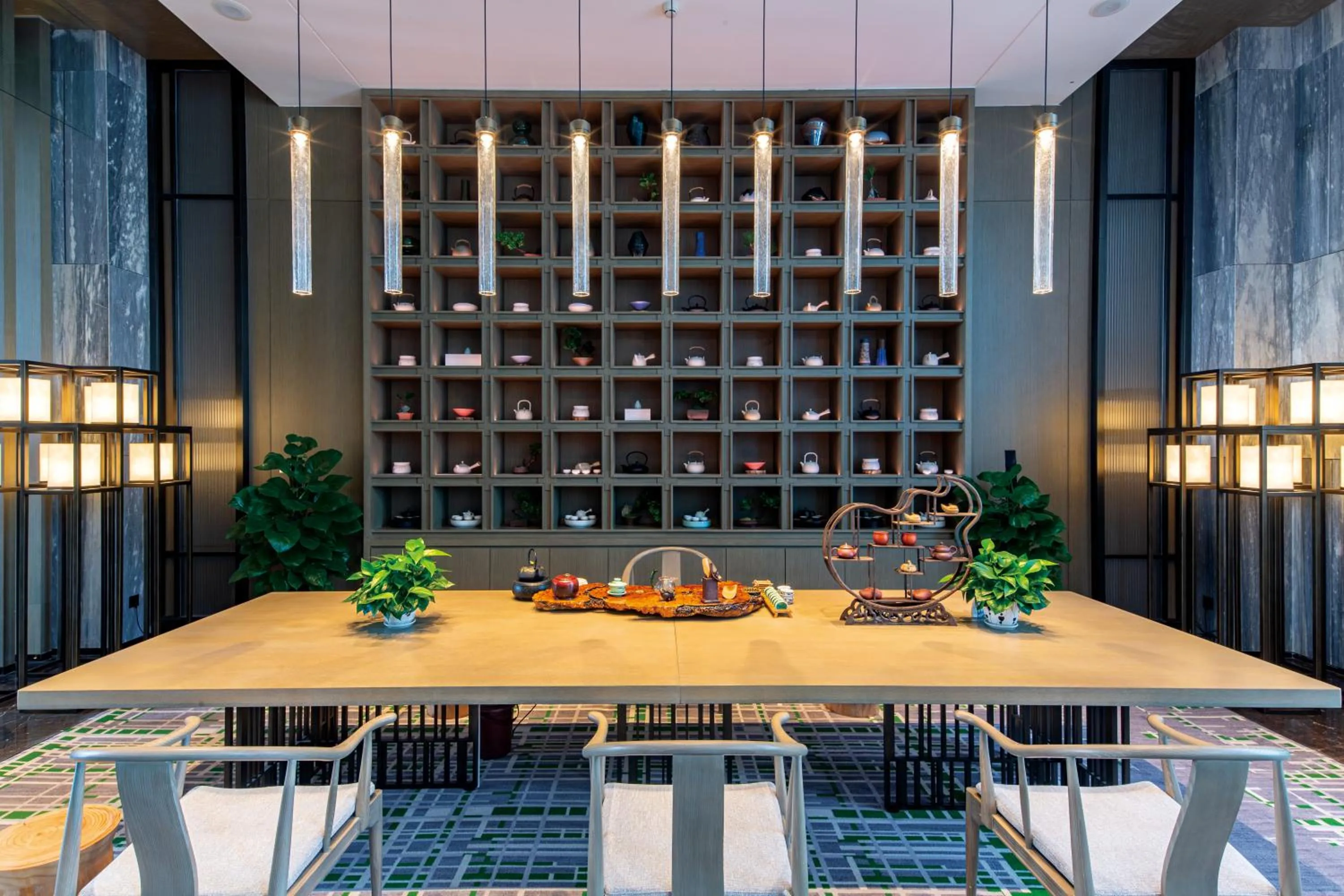 Lobby or reception in Wanda Realm Heshan