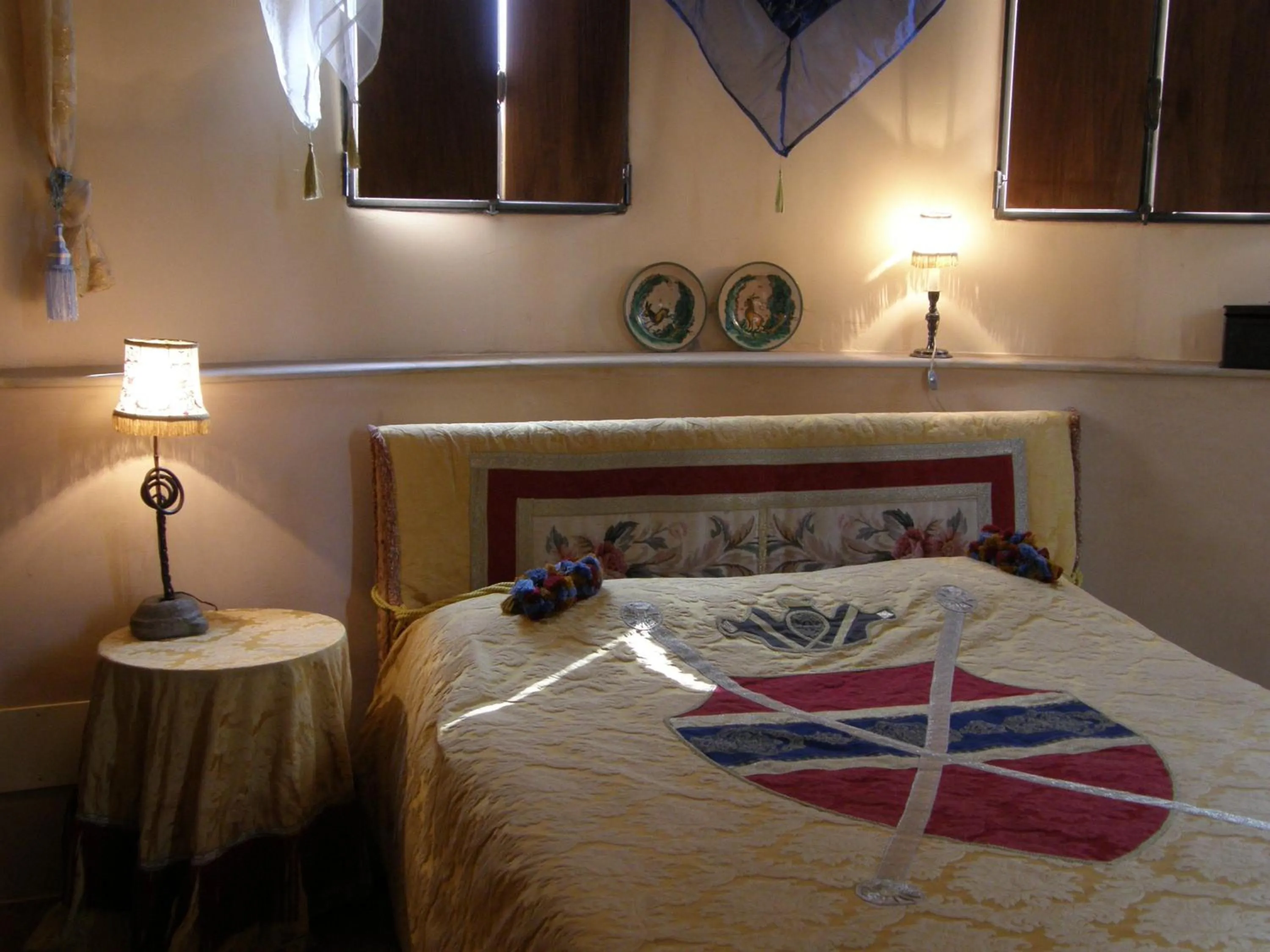 Decorative detail, Bed in Hotel Castello Di Vigoleno