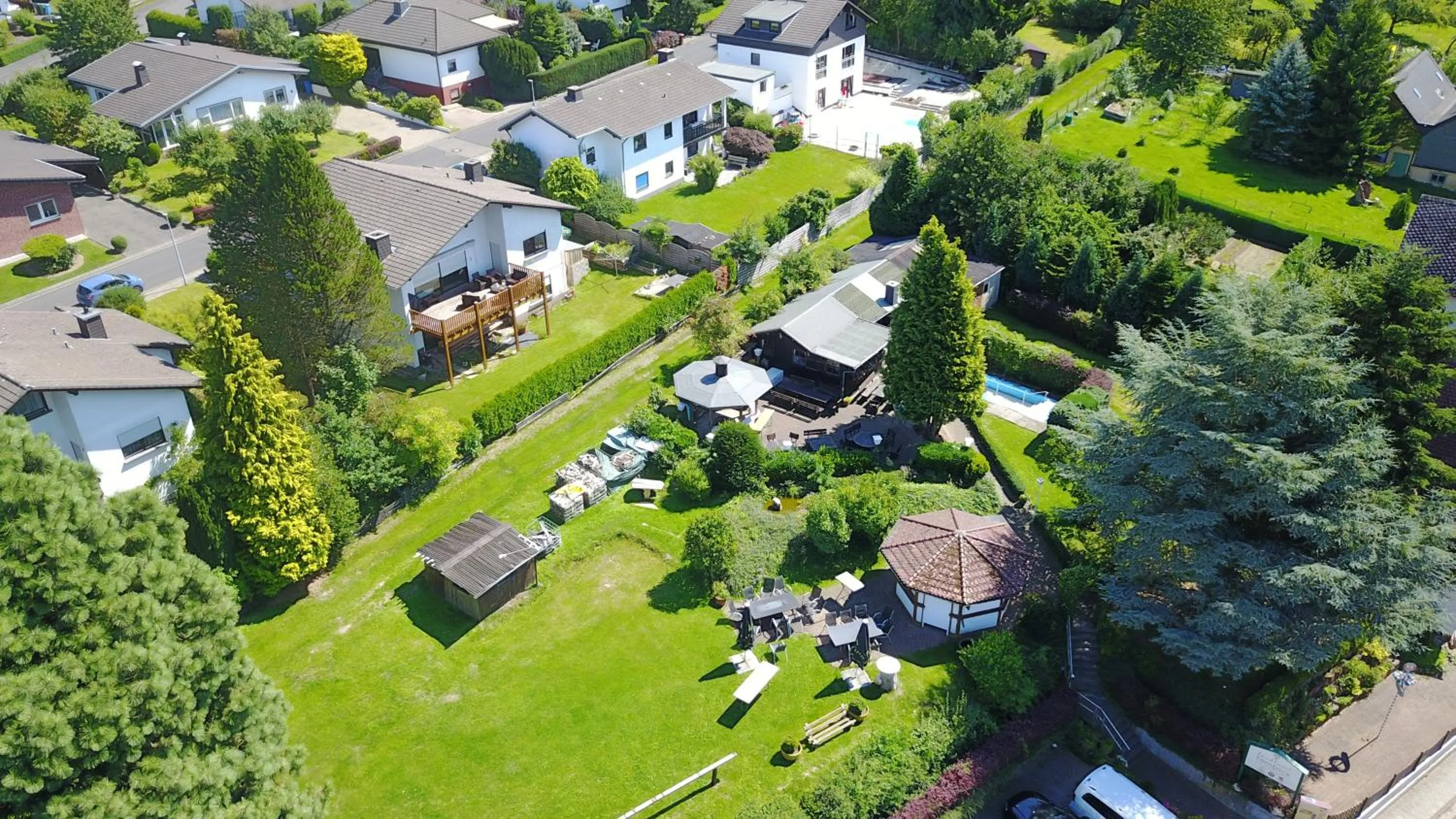 Bird's eye view in Landhotel Fernblick