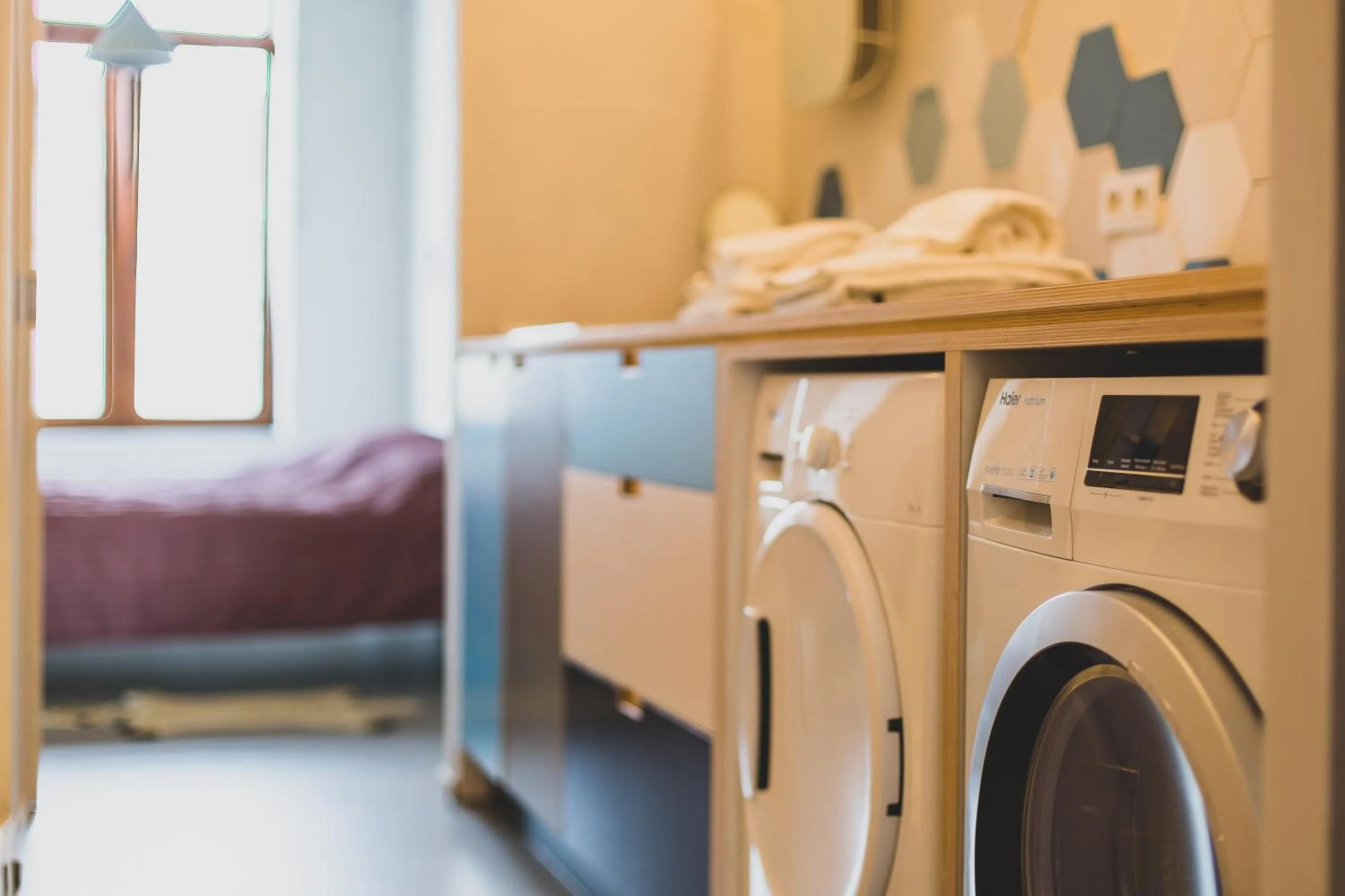 washing machine in The Hide