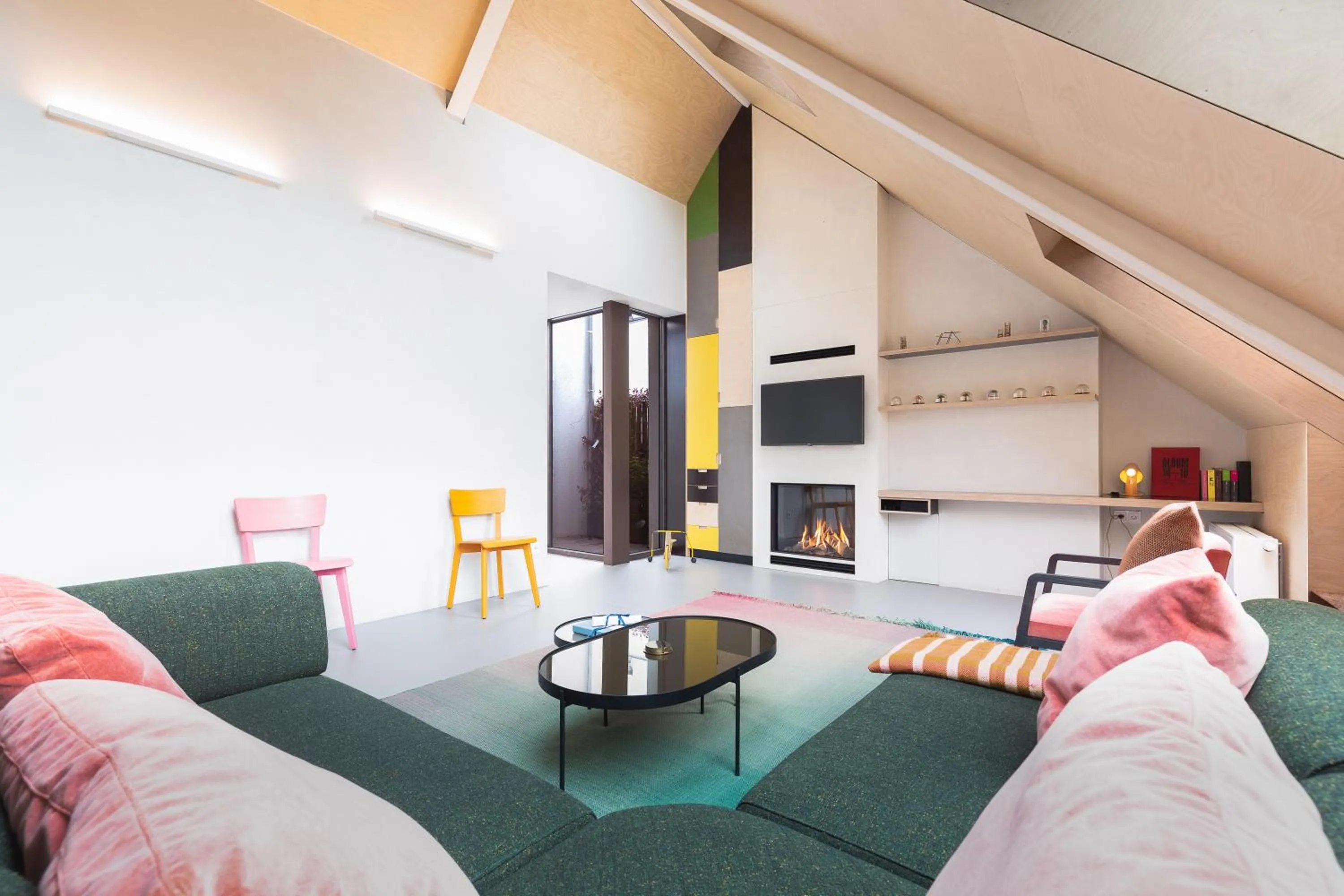 Communal lounge/ TV room in The Hide