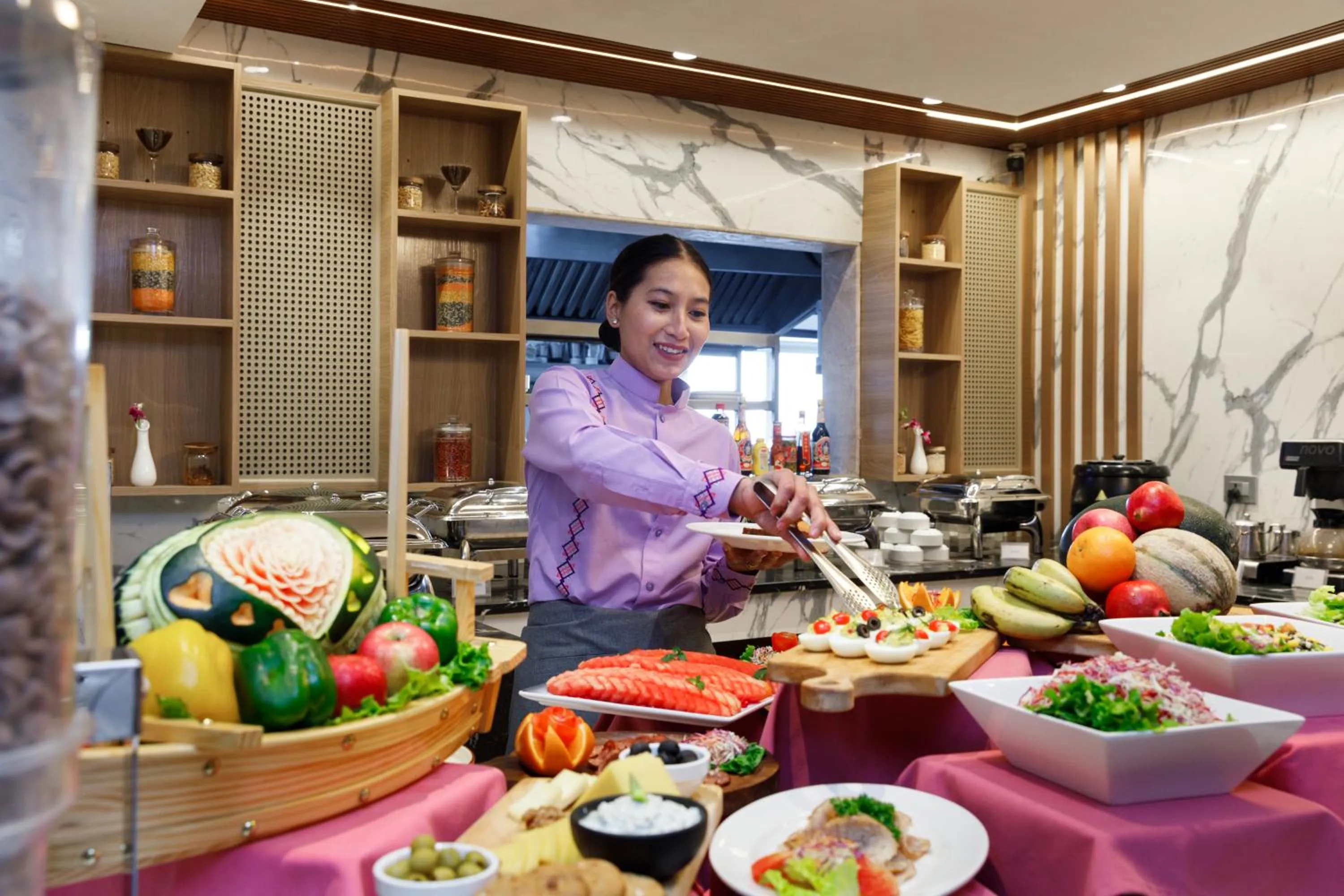 Breakfast in Regenta Place Sabrina Kathmandu Nepal