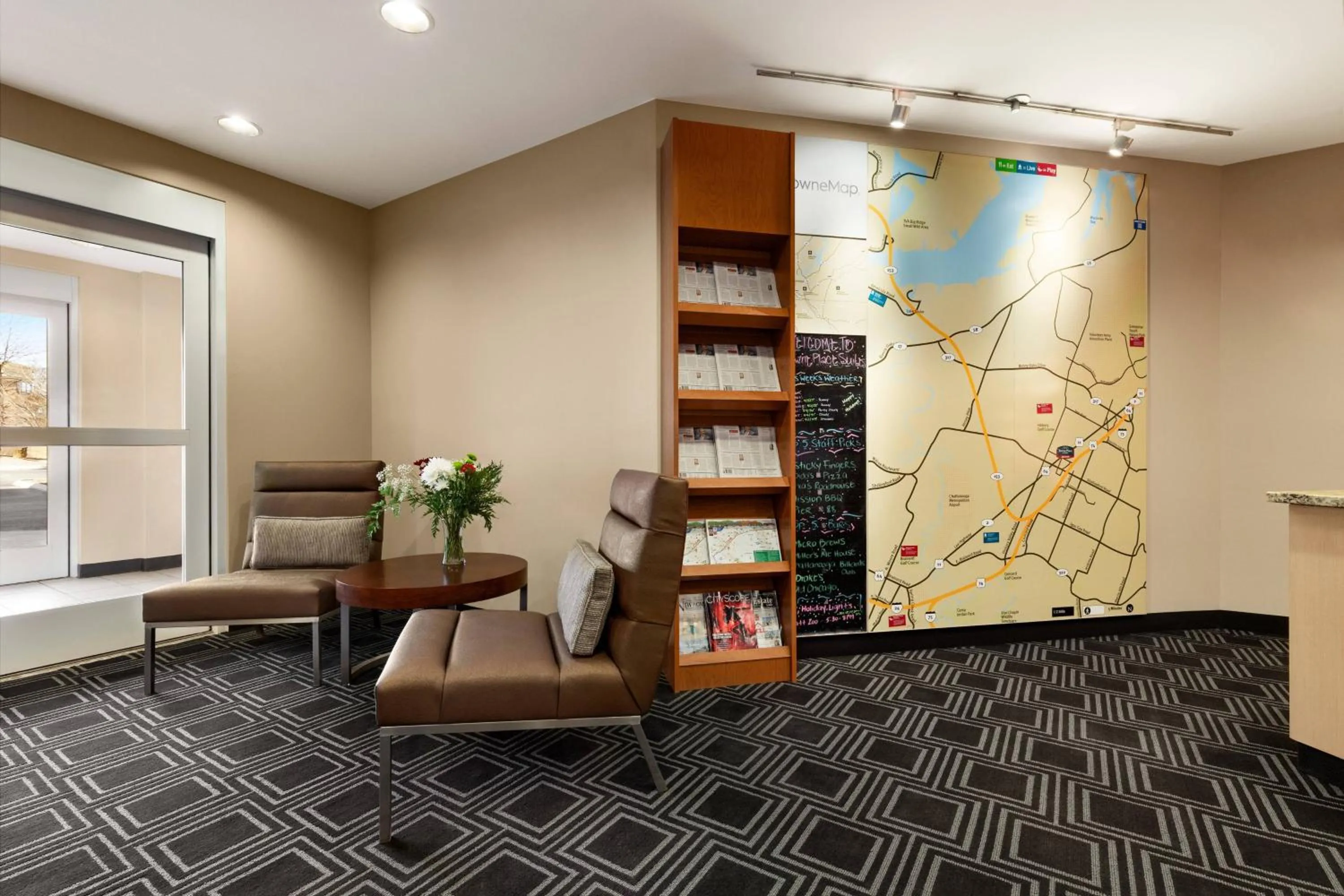 Lobby or reception in TownePlace Suites by Marriott Chattanooga Near Hamilton Place