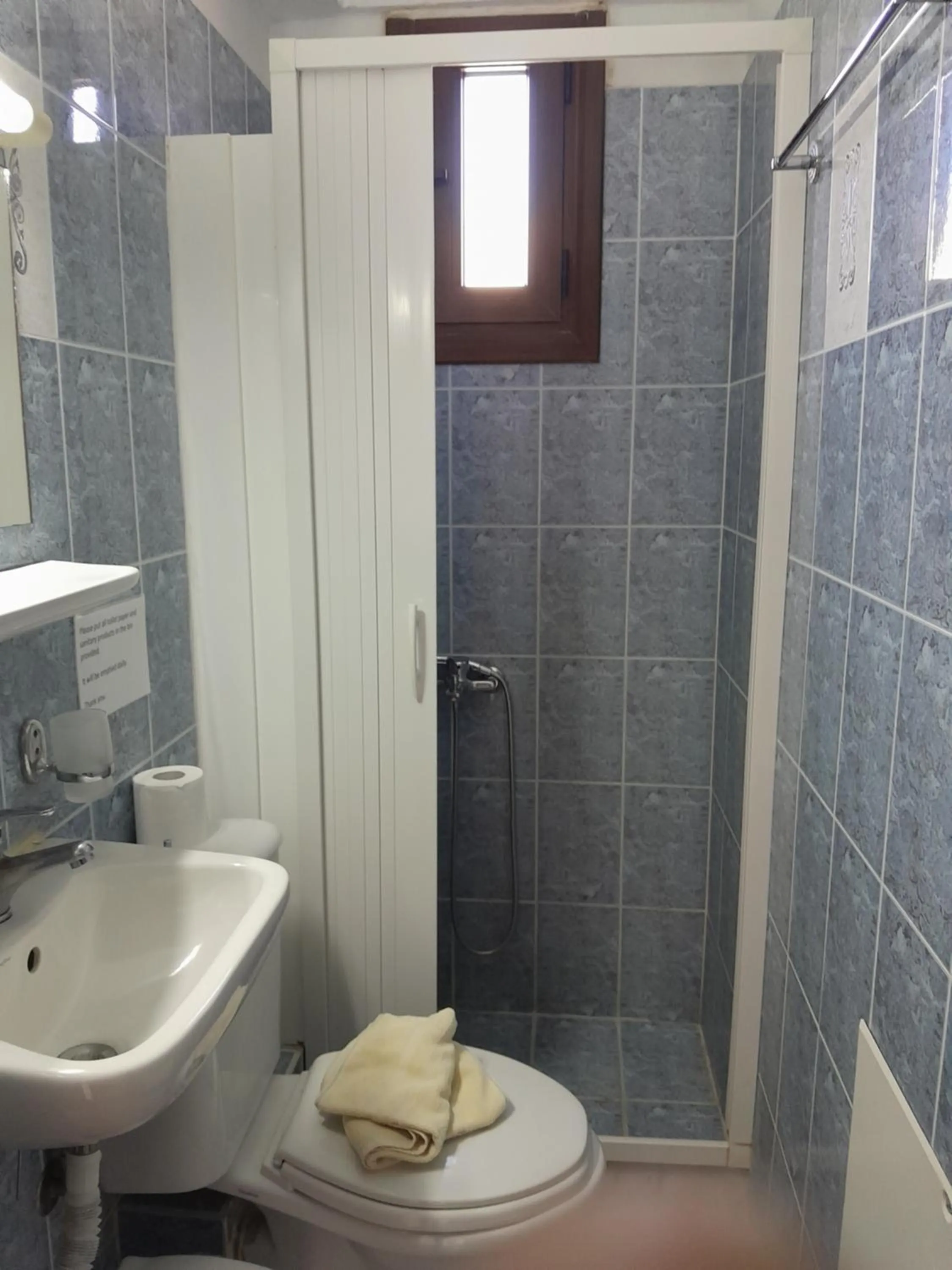 Shower in Kavos Melissa Studios