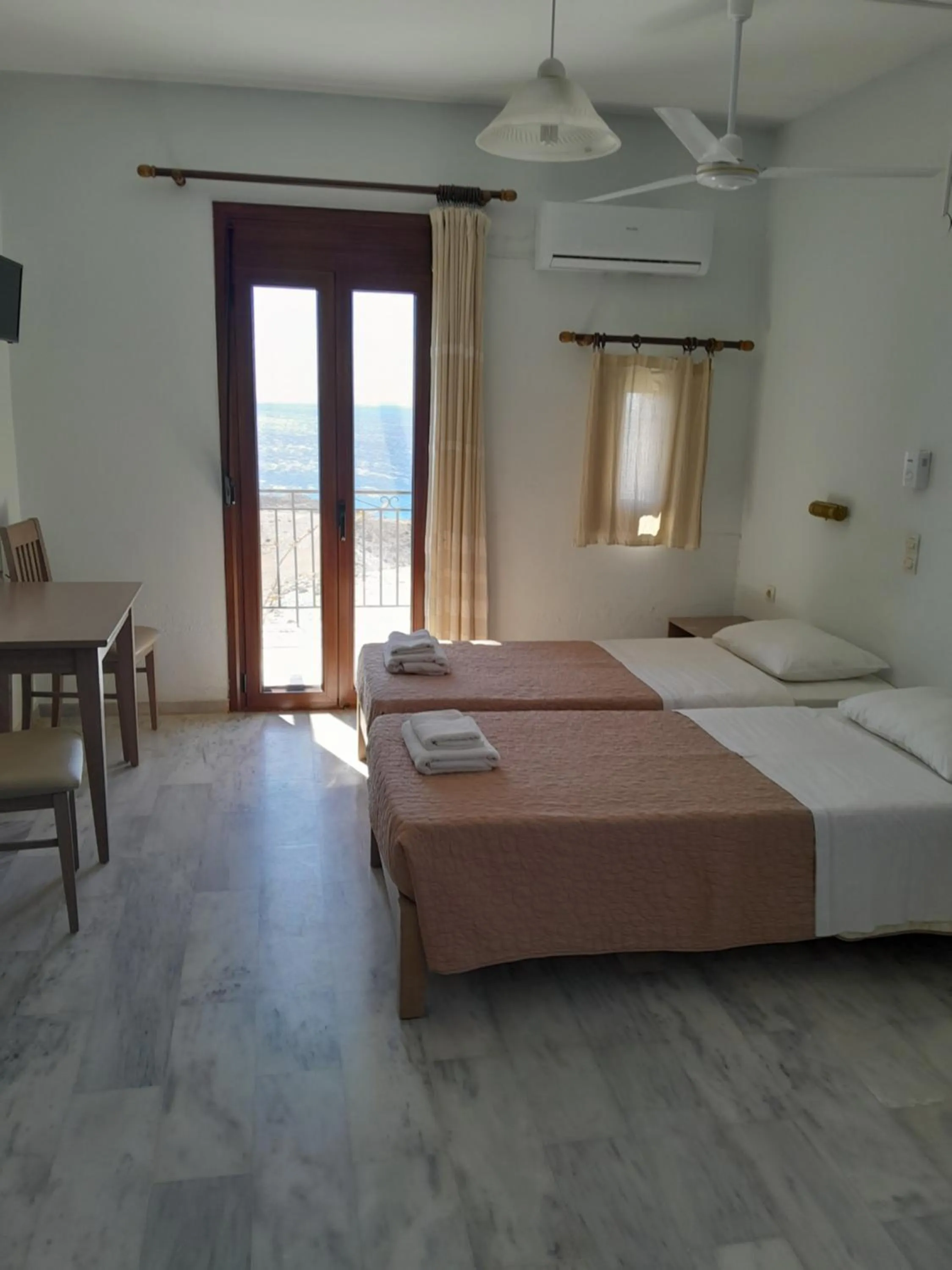 Bed in Kavos Melissa Studios