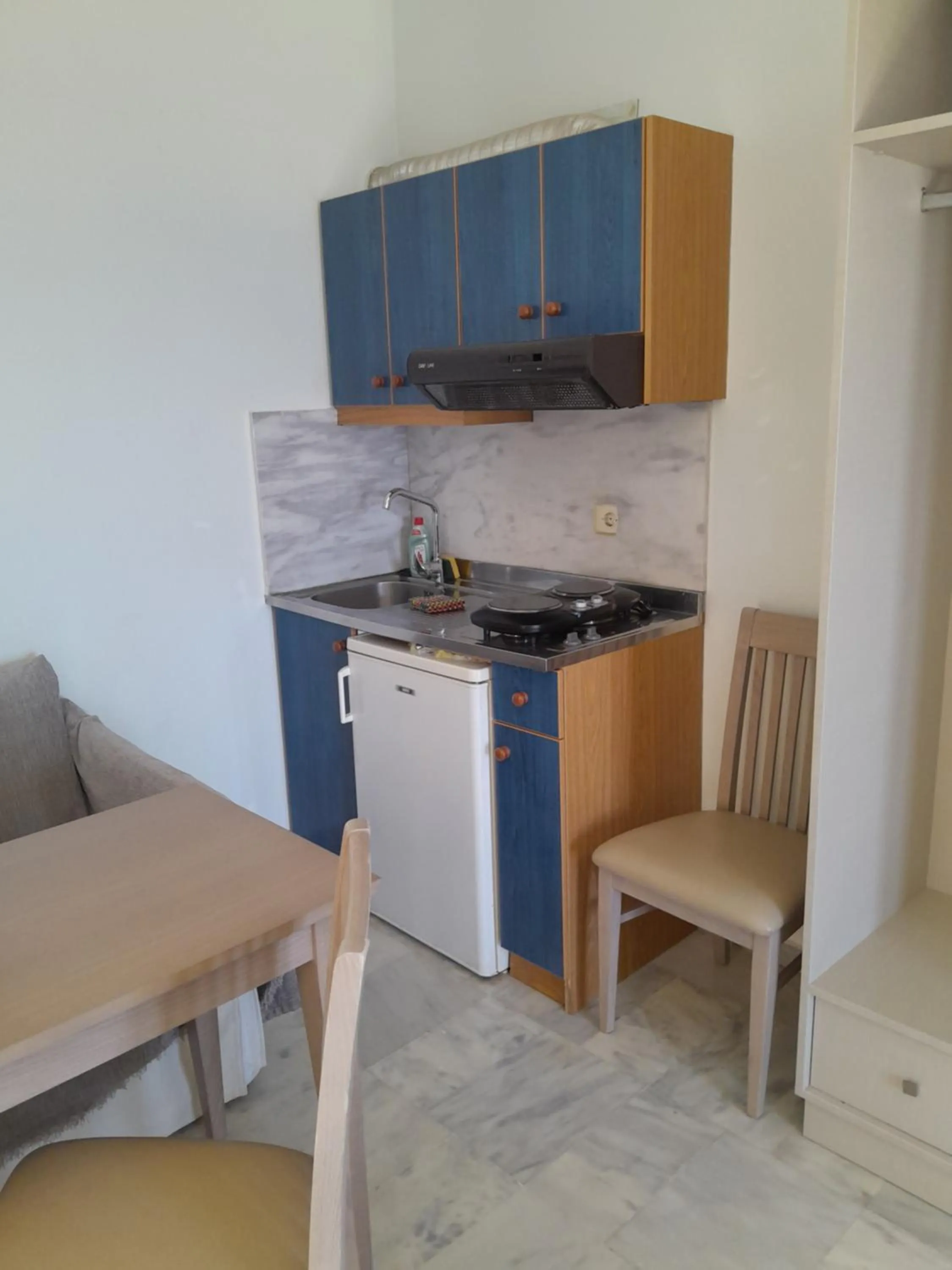 Kitchen or kitchenette in Kavos Melissa Studios